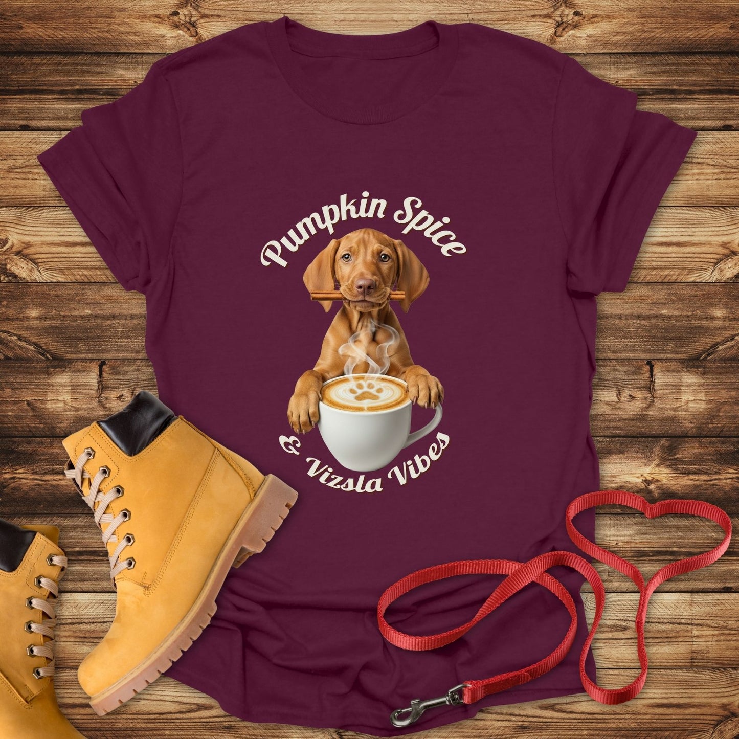 Pumpkin Spice Vizsla Shirt | Fall Dog Lover Tee