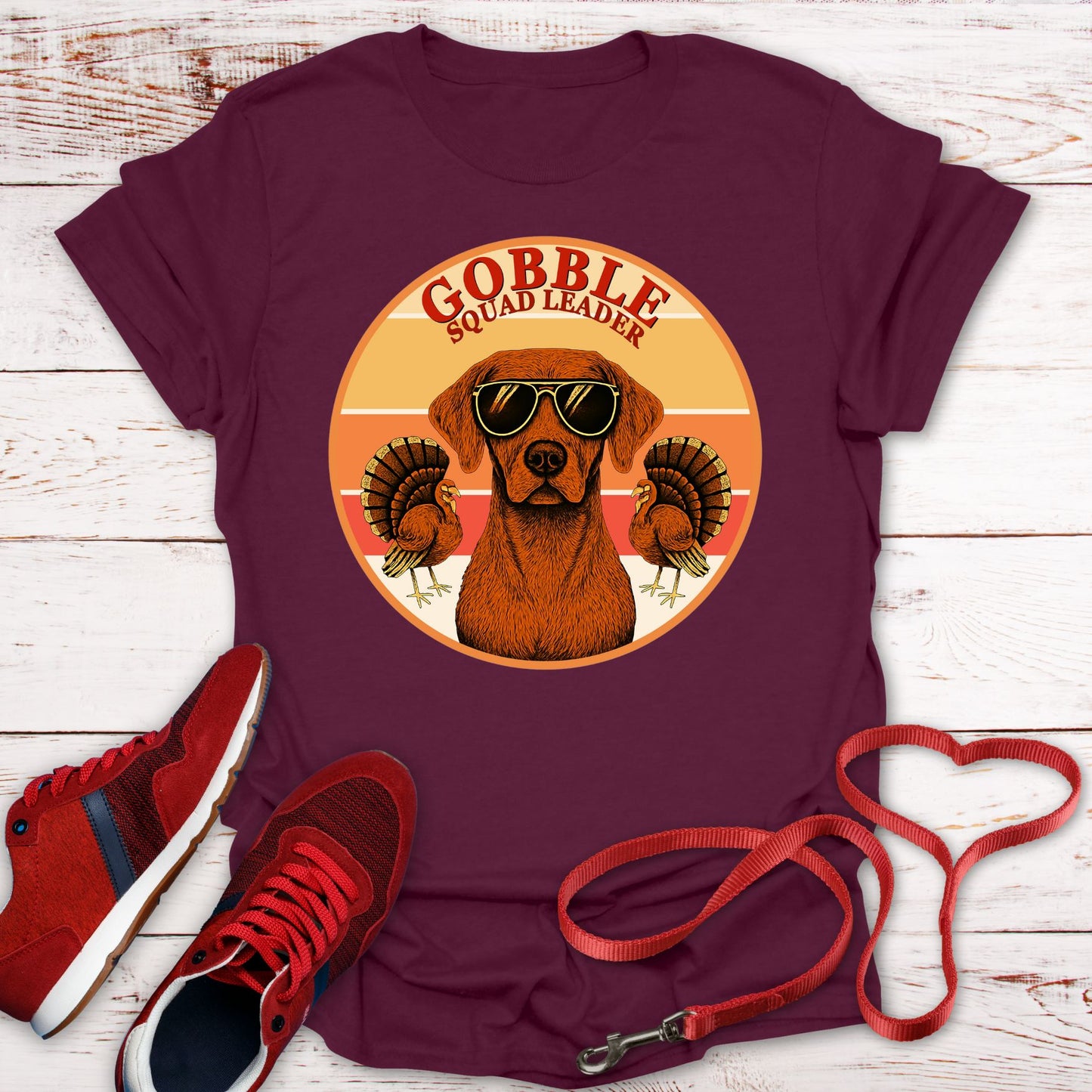 Gobble Squad Leader: Vizsla Thanksgiving Commander