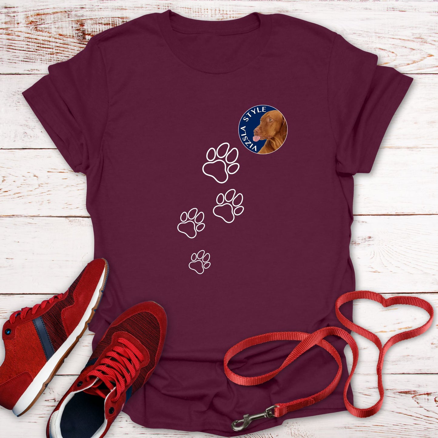 Tucker's Journey: Vizsla Life in Paw Prints