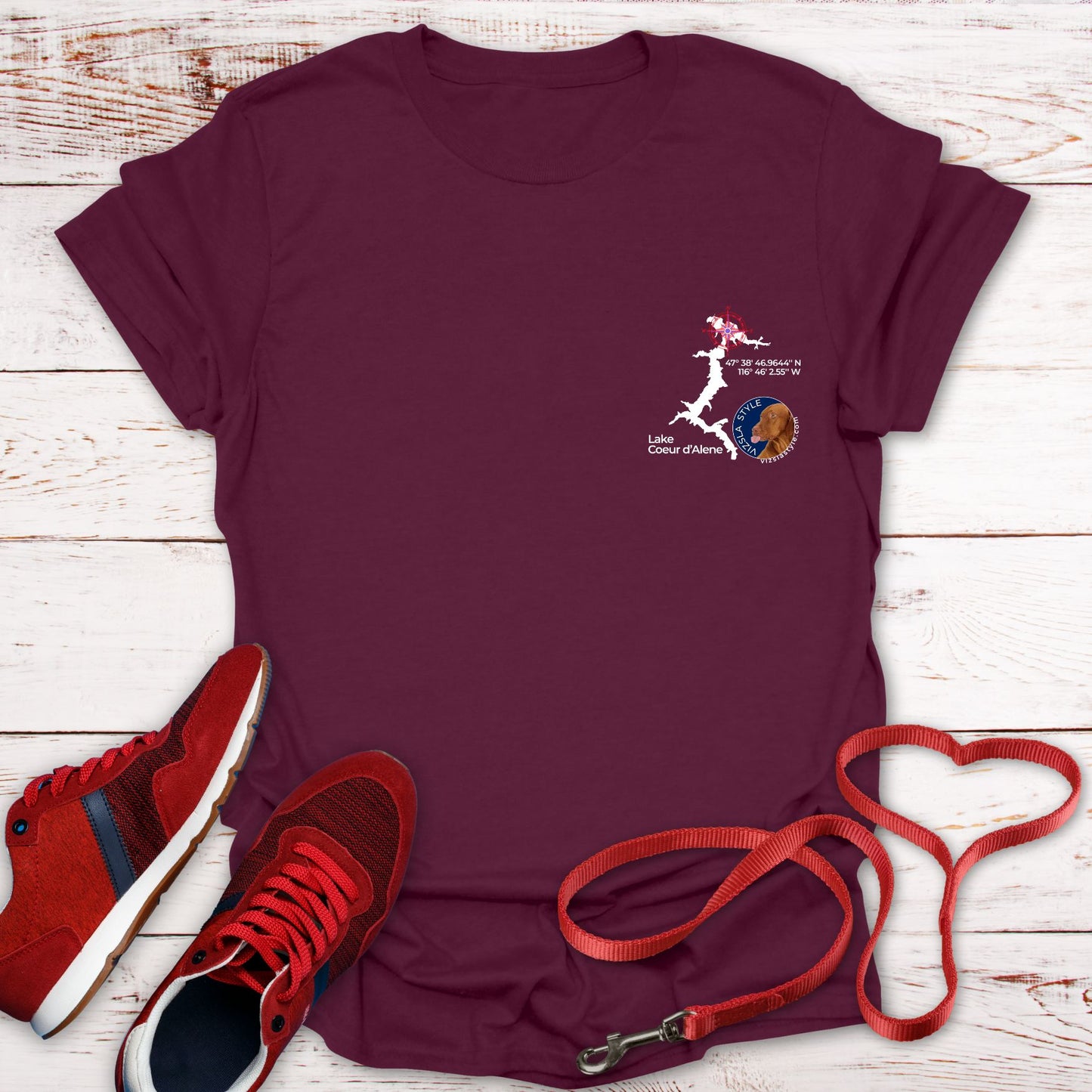 Lake CDA - Vizsla Style All Around Sports T-shirt