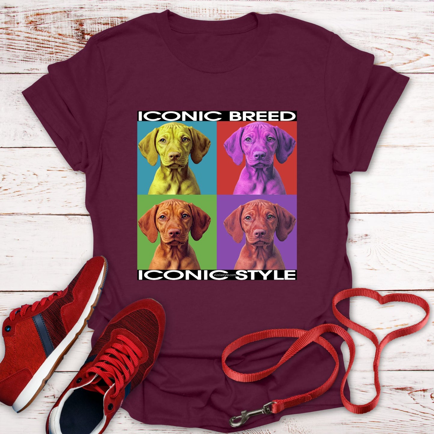 Iconic Breed meets Iconic Style! Vizsla Dog Lover Tee