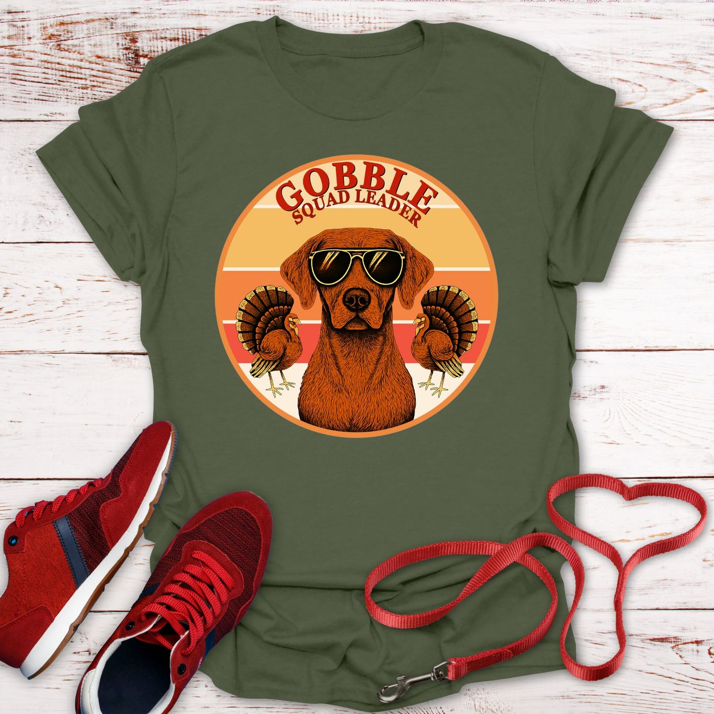 Gobble Squad Leader: Vizsla Thanksgiving Commander