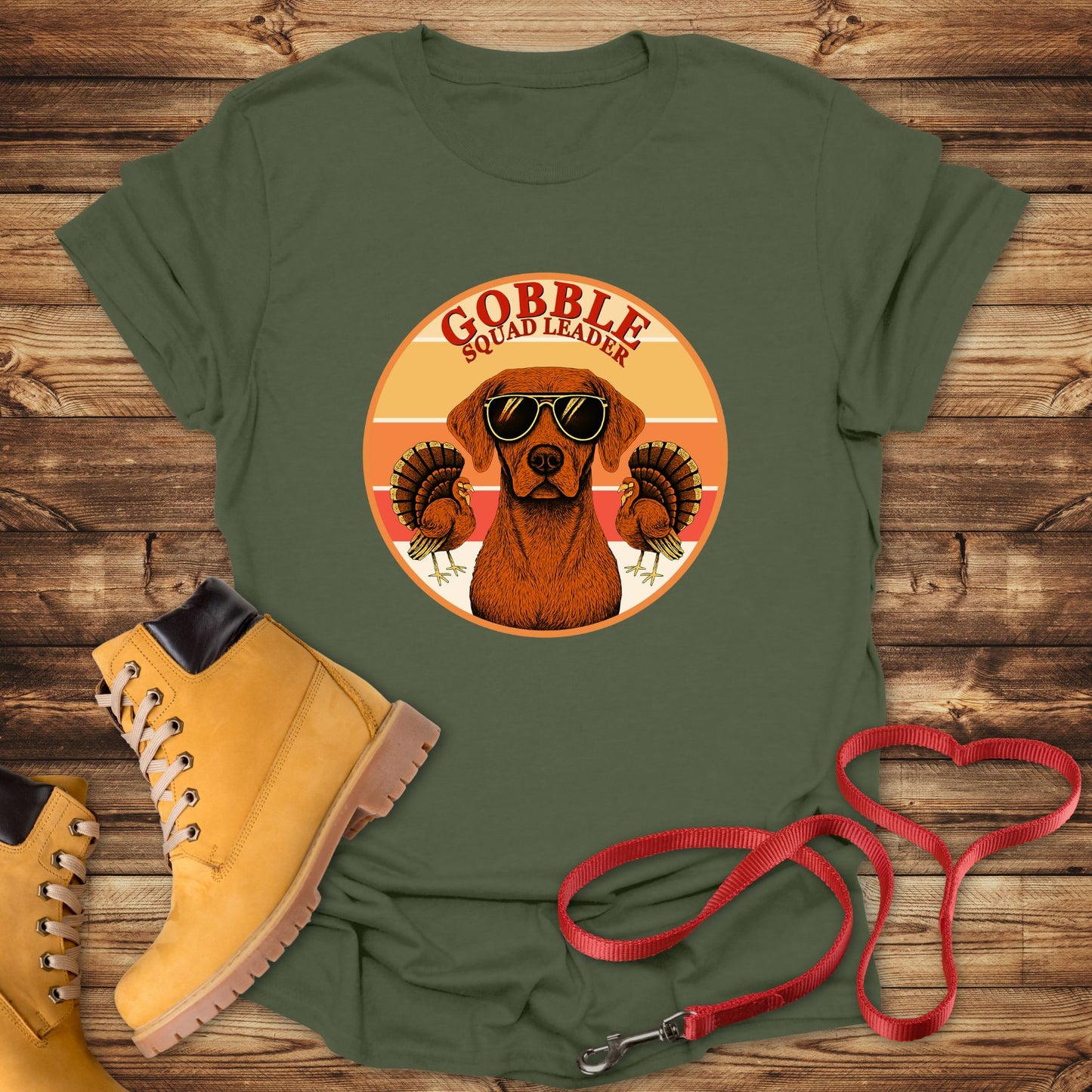 Gobble Squad Leader: Vizsla Thanksgiving Commander