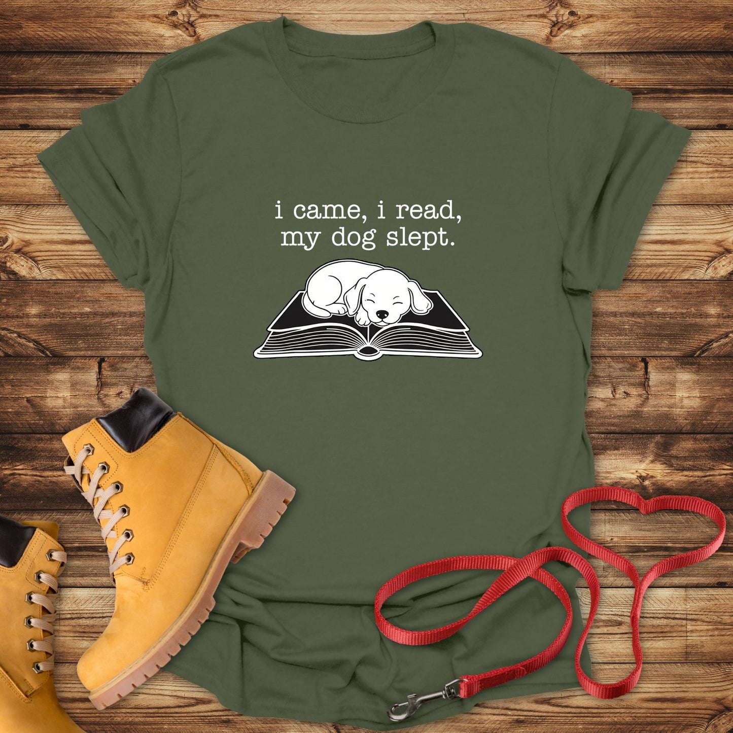 I Came, I Read, My Dog Slept Tee