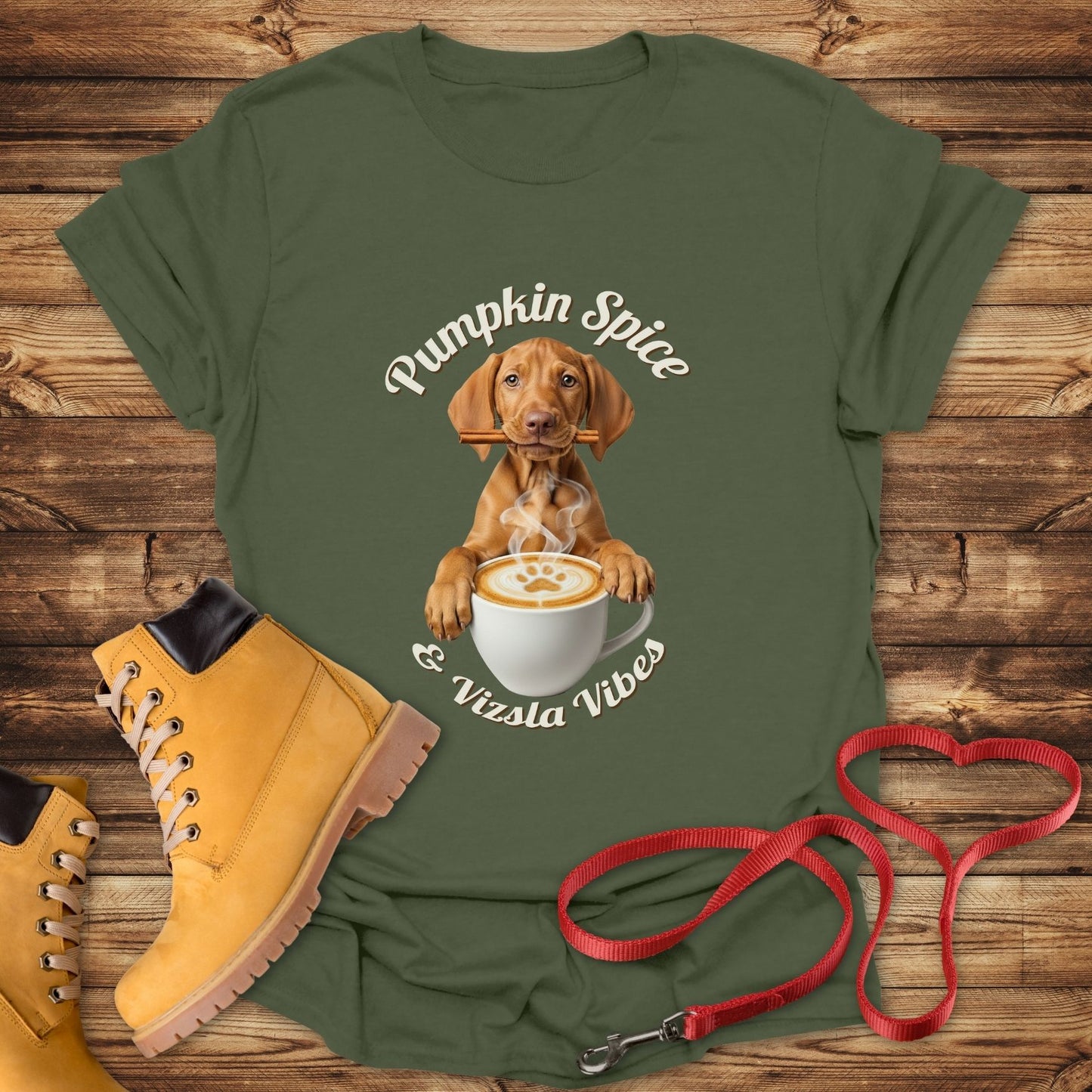 Pumpkin Spice Vizsla Shirt | Fall Dog Lover Tee