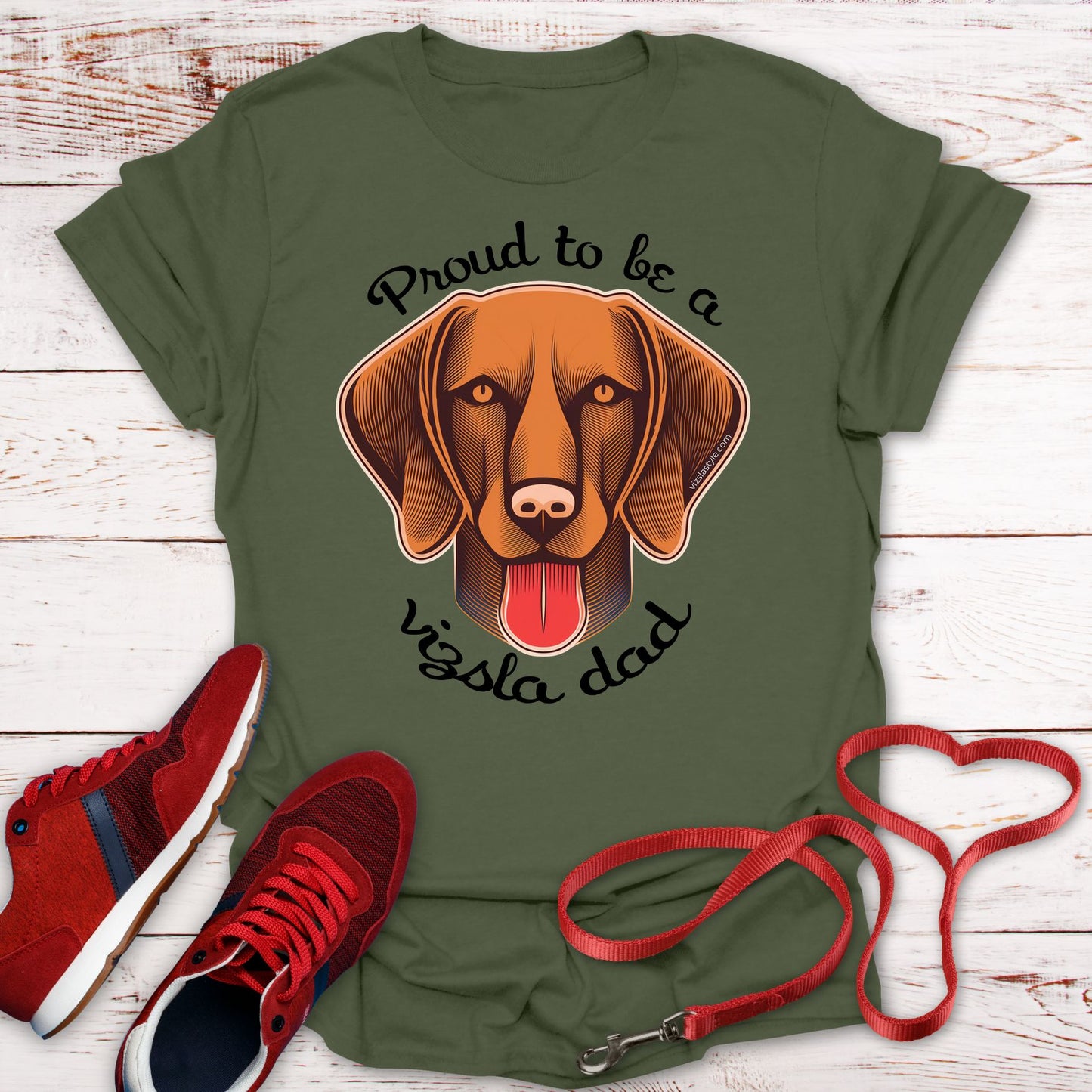 Proud To Be A Vizsla Dad T-Shirt