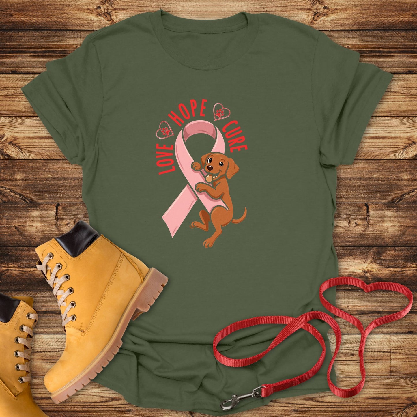 Hope, Love, and Vizsla Paws for the Cure