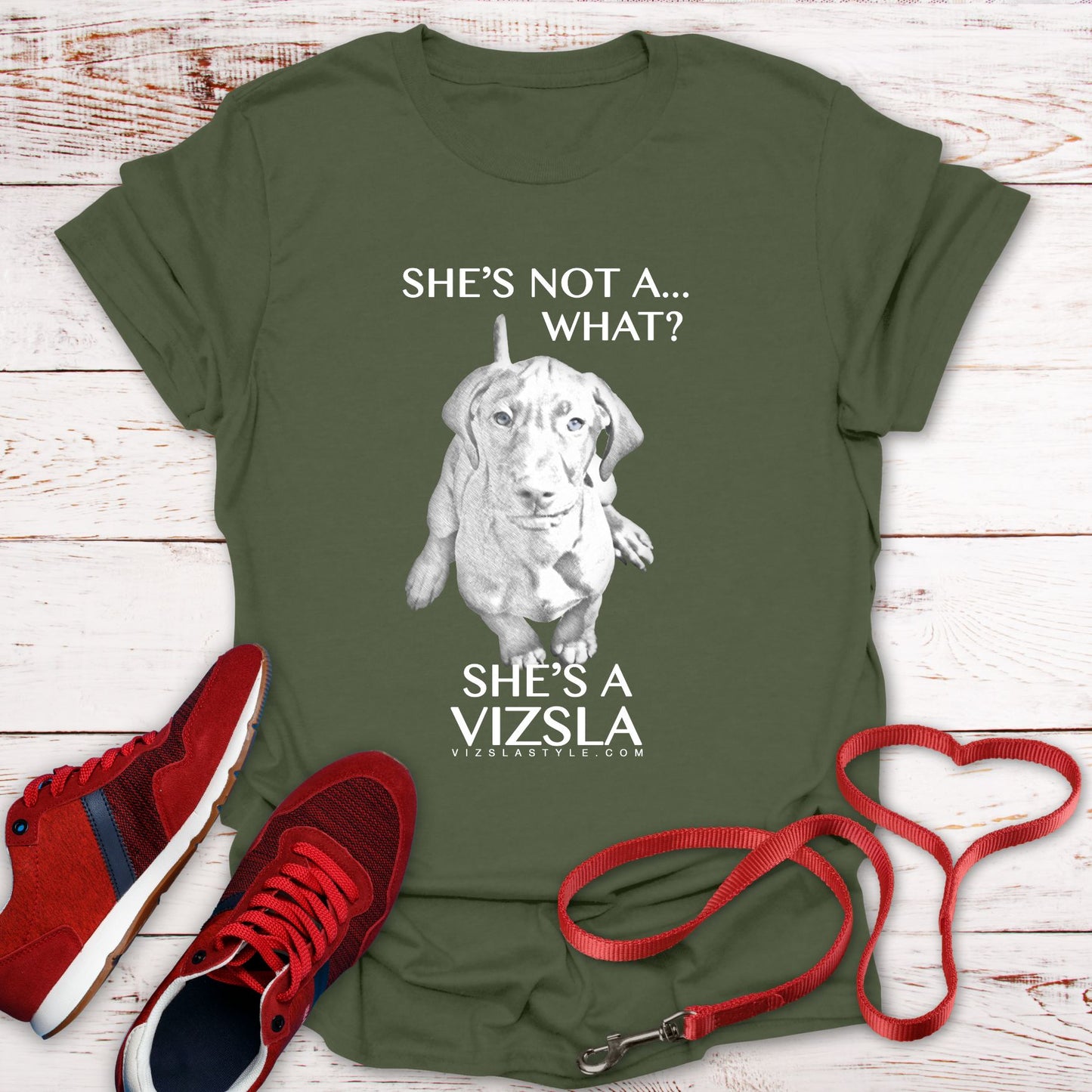 She's Not A What... She's A Vizsla! All Around Sports T-shirt