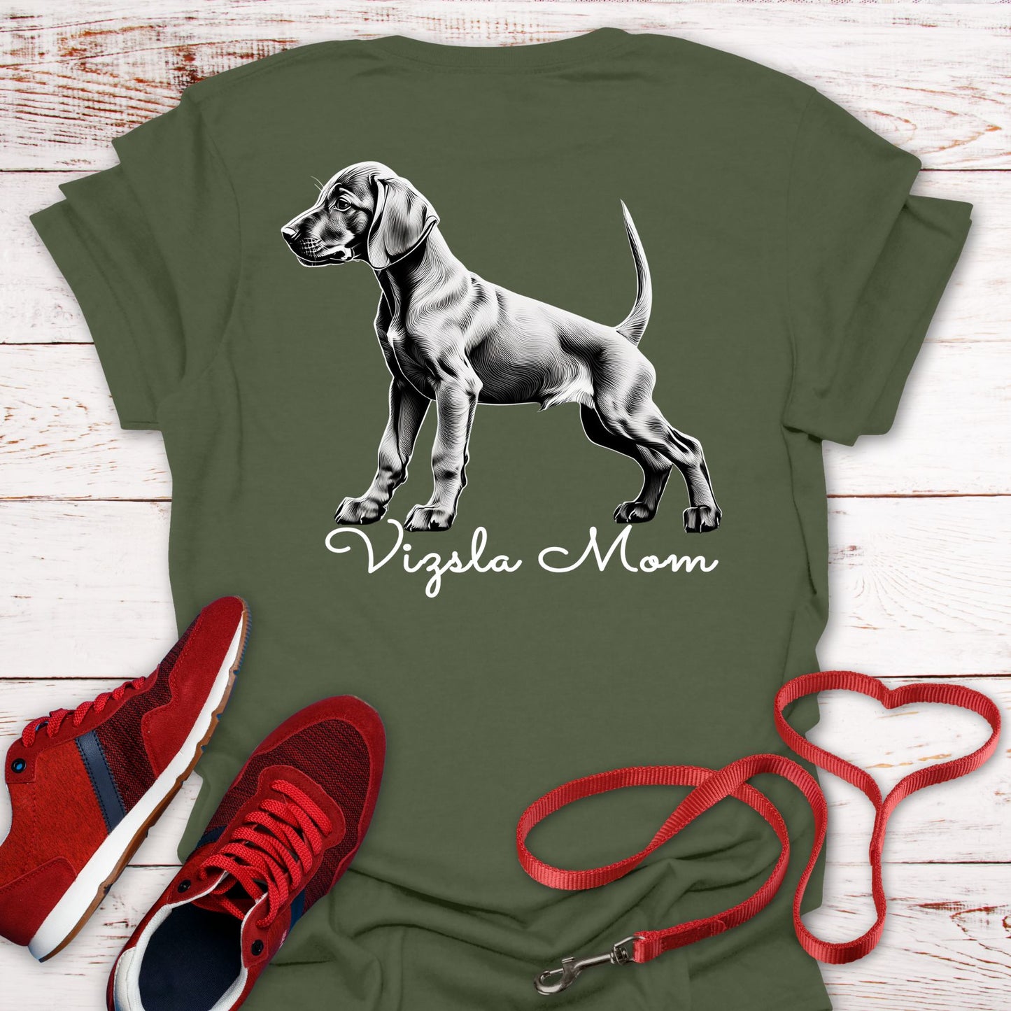 Vizsla Style - Vizsla Mom & Puppy T-Shirt