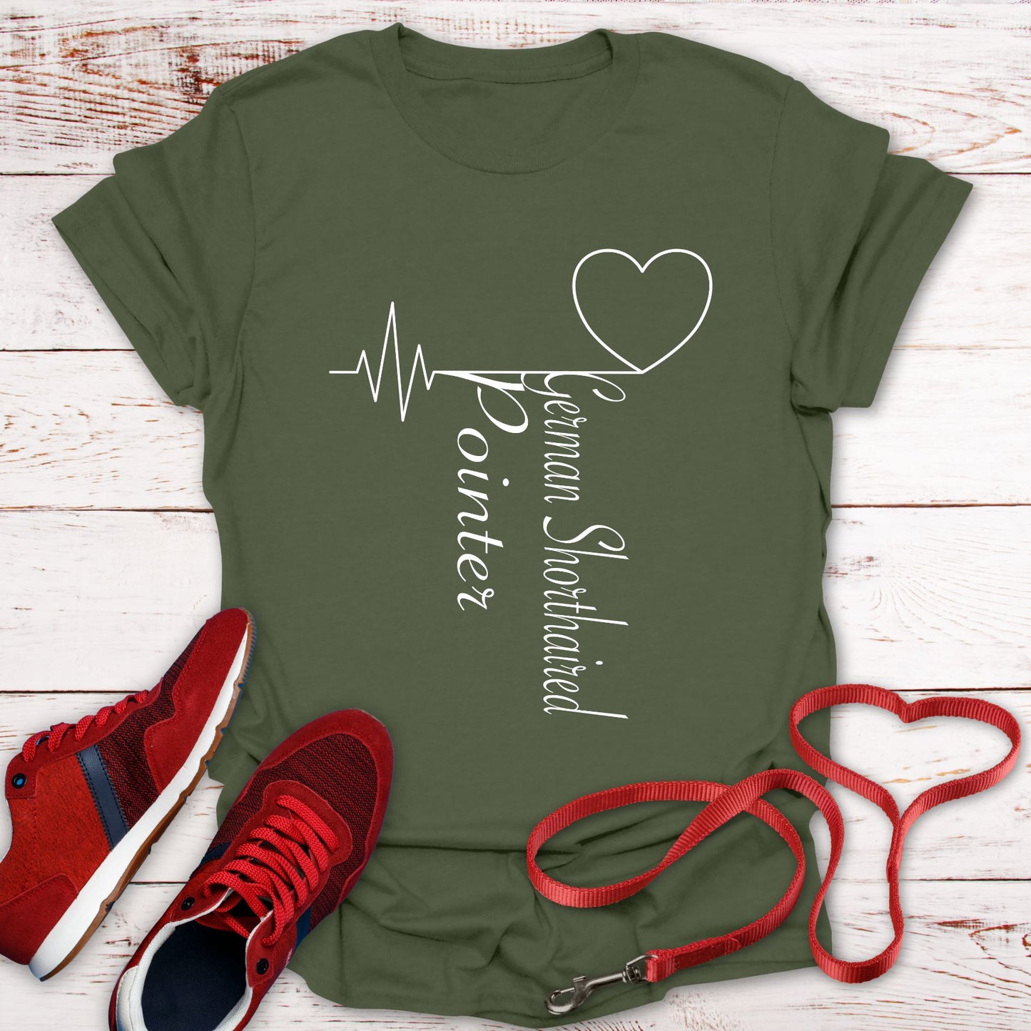 German Shorthaired Pointer Love: Heart Beats for Breed