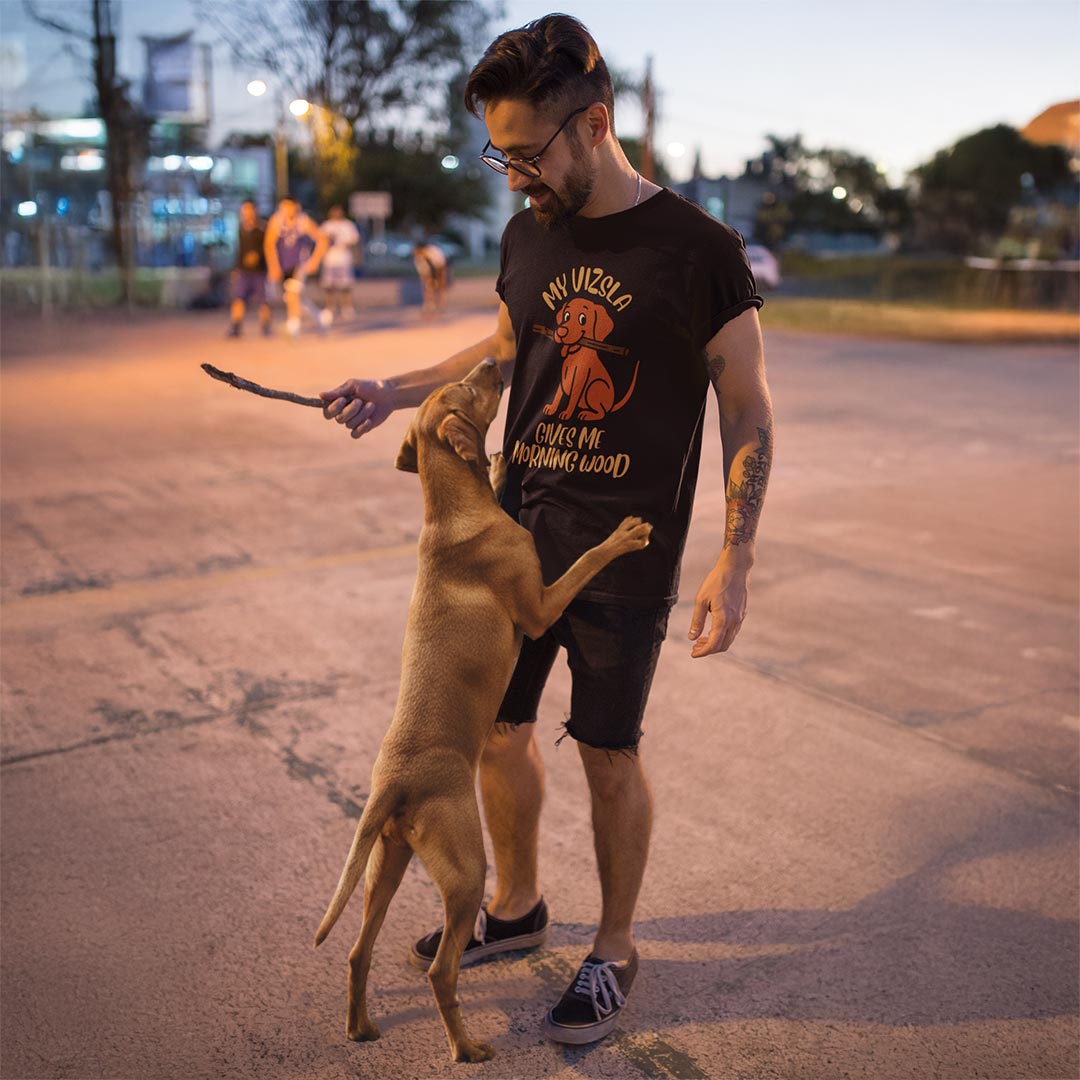 My Vizsla Gives Me Morning Wood T-Shirt