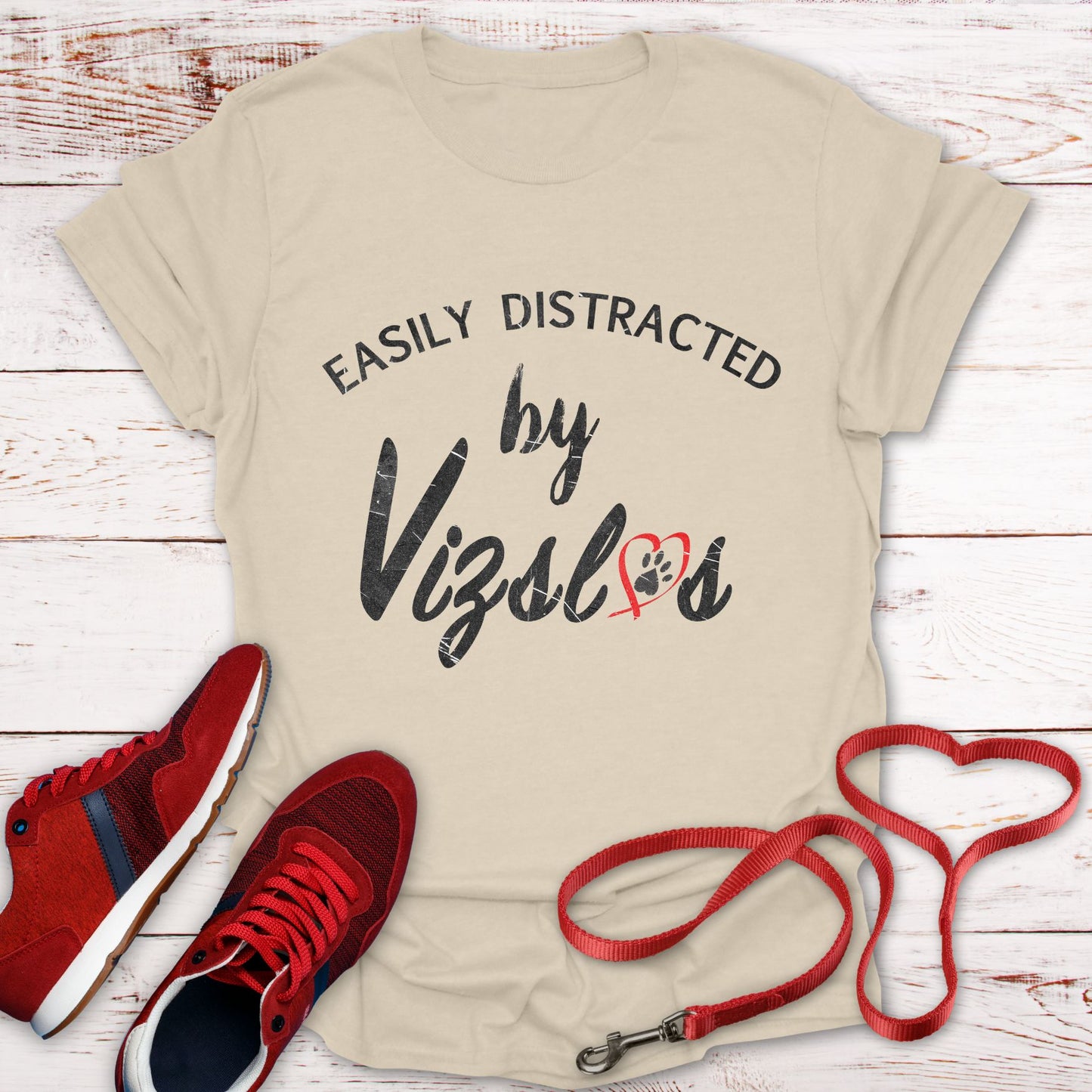 Easily Distracted By Vizslas T-Shirt