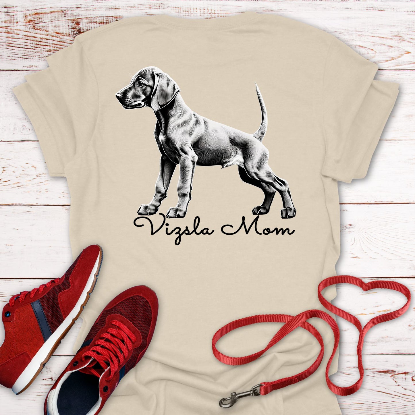 Vizsla Style - Vizsla Mom & Puppy T-Shirt