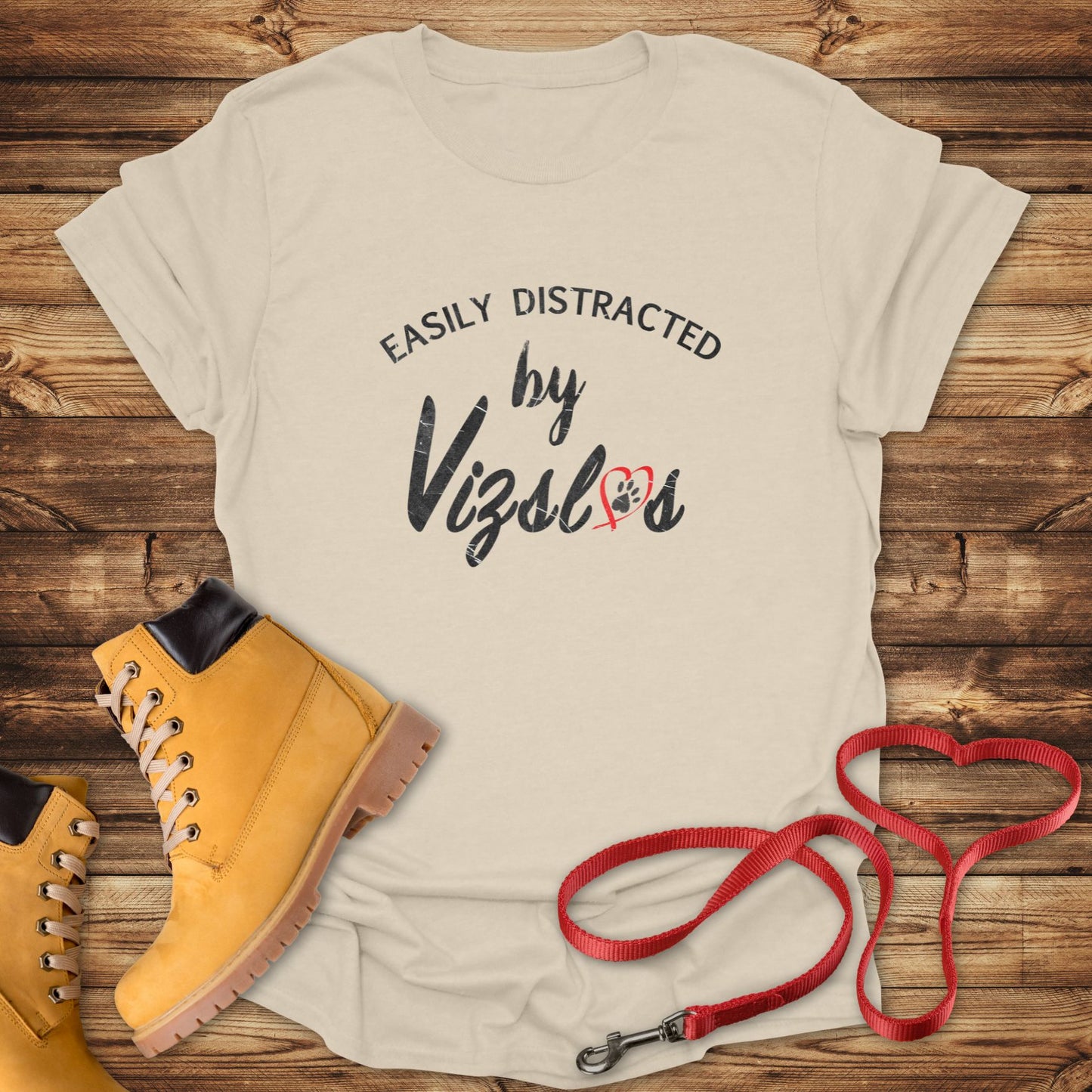 Easily Distracted By Vizslas T-Shirt