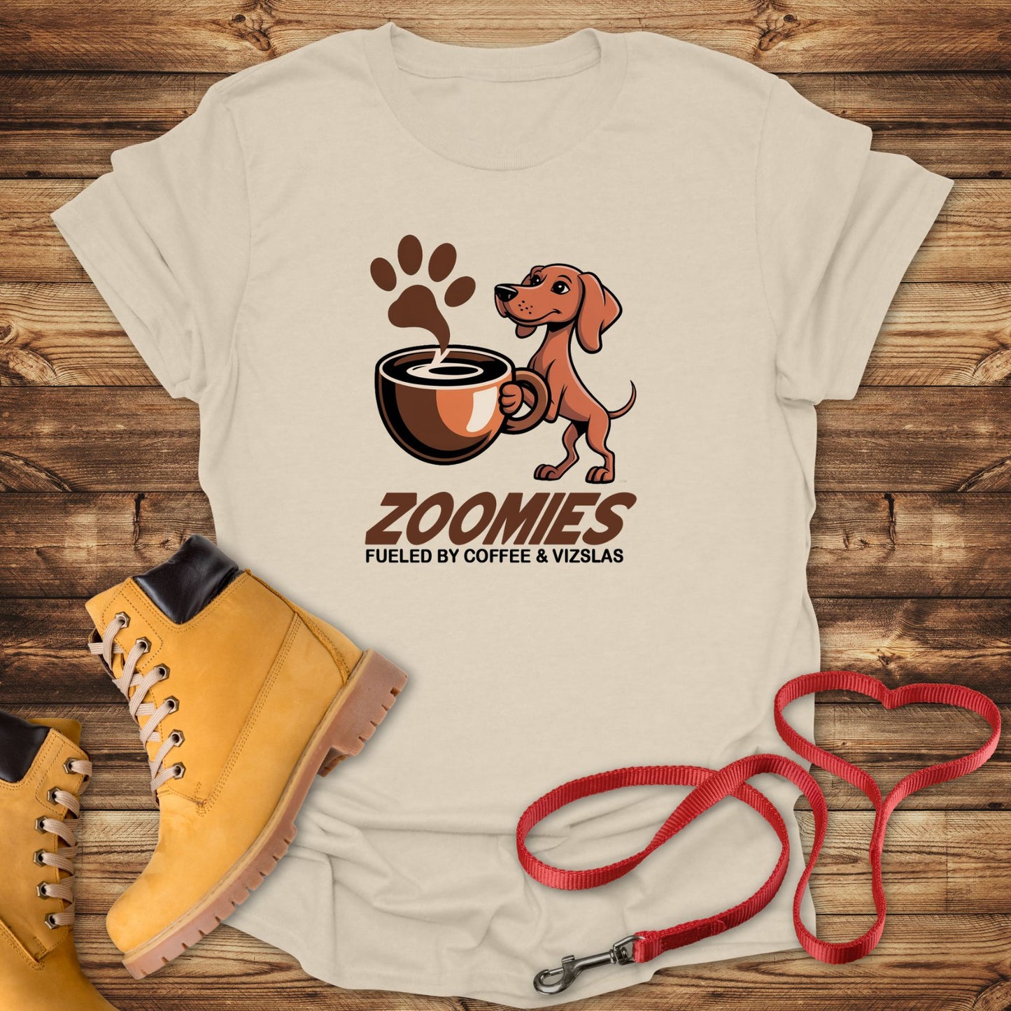 Zoomies: Fueled by Coffee and Vizsla Energy