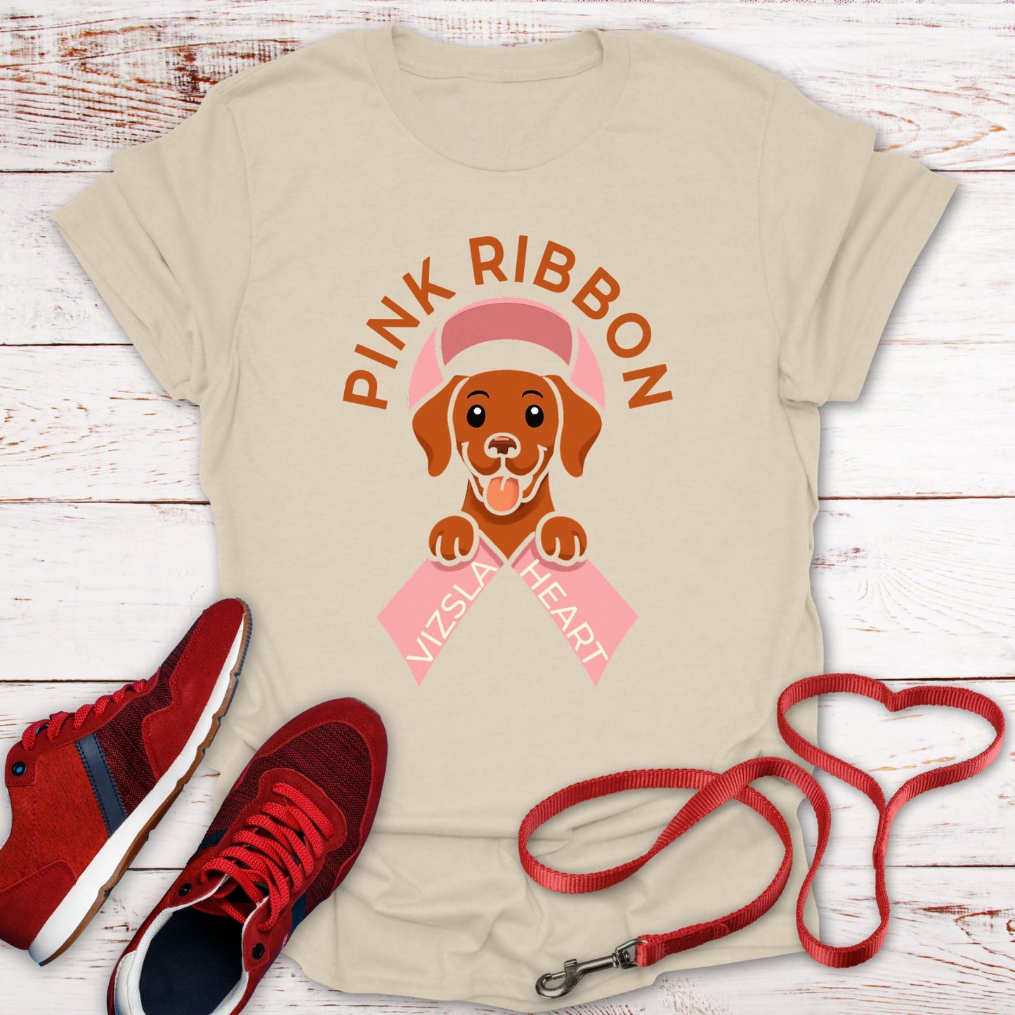 Pink Ribbon, Vizsla Heart: Fighting Together