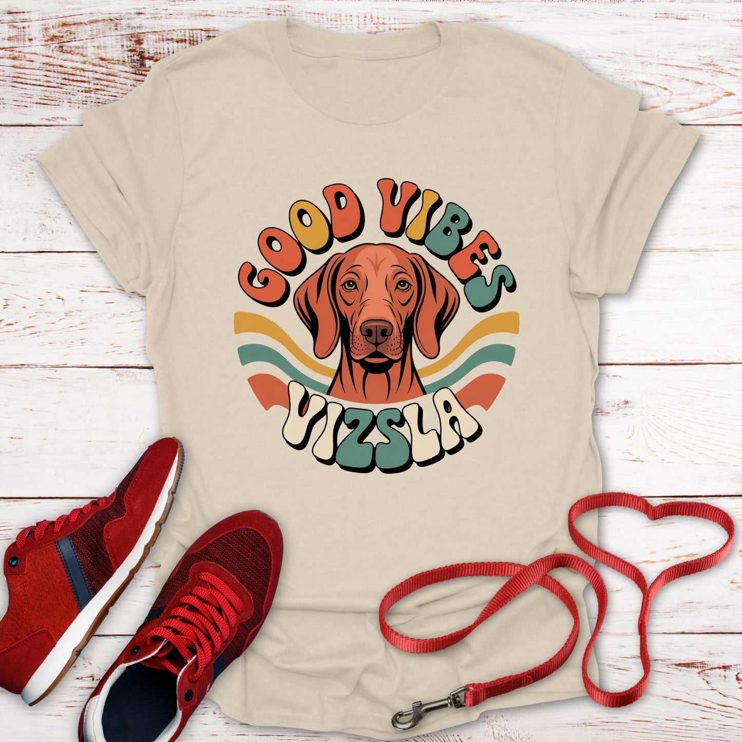 Good Vibes: That Cool Vizsla Look T-Shirt
