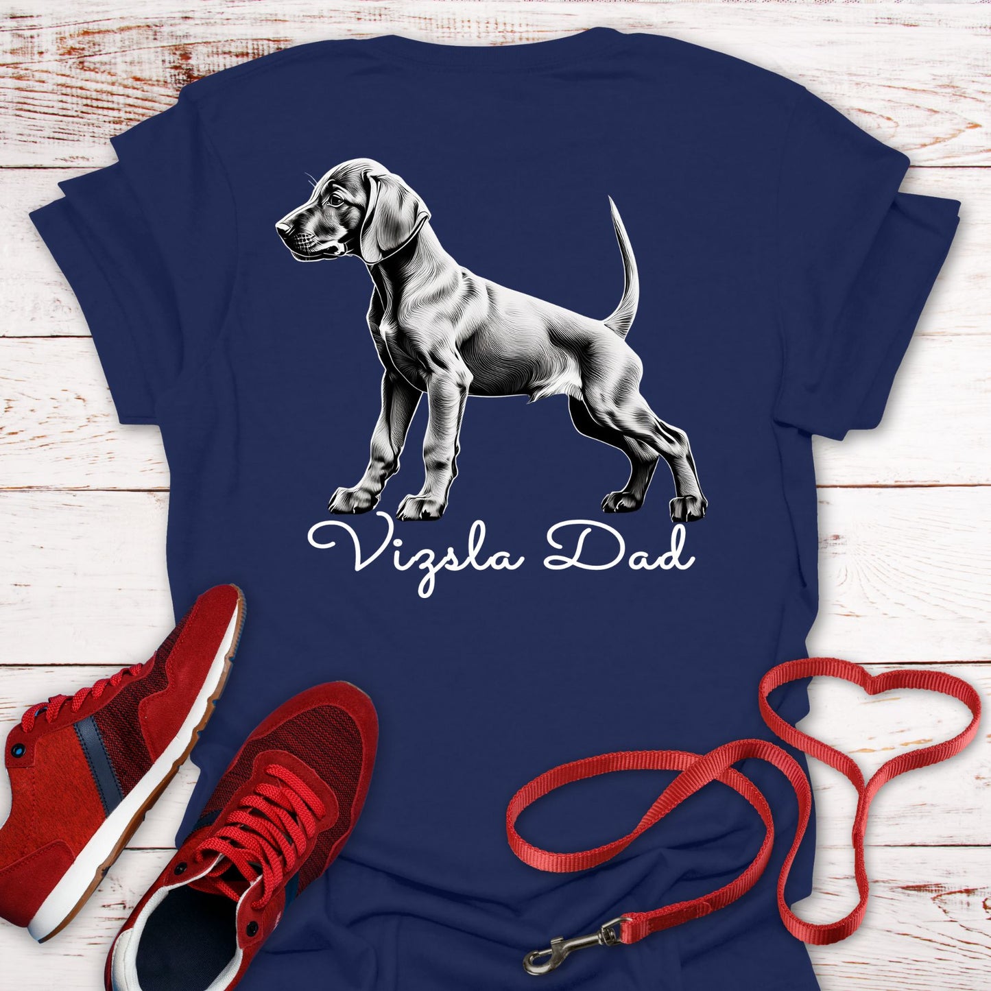 Vizsla Style - Vizsla Dad & Puppy T-Shirt