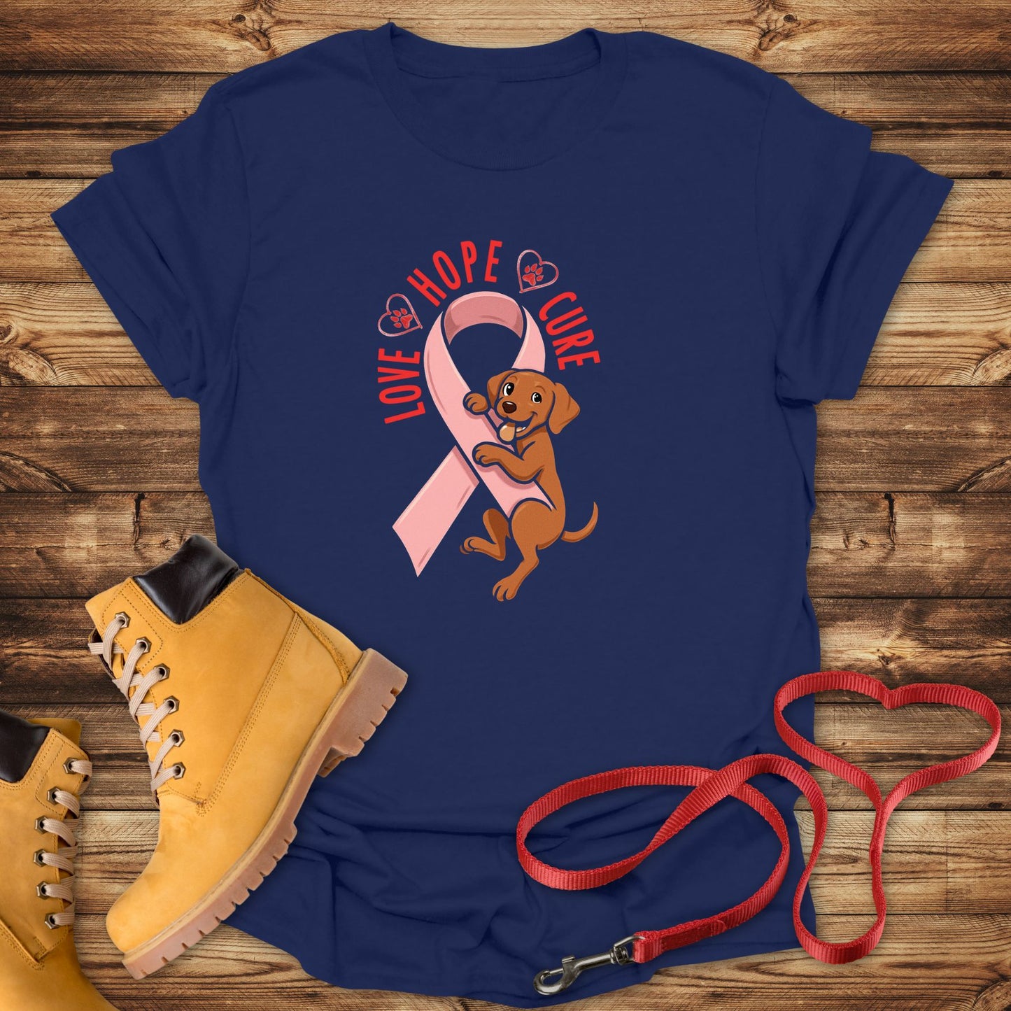 Hope, Love, and Vizsla Paws for the Cure