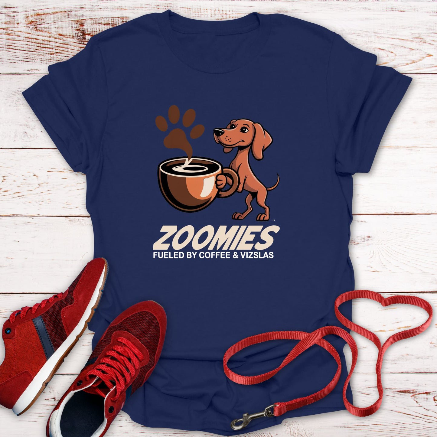Zoomies: Fueled by Coffee and Vizsla Energy