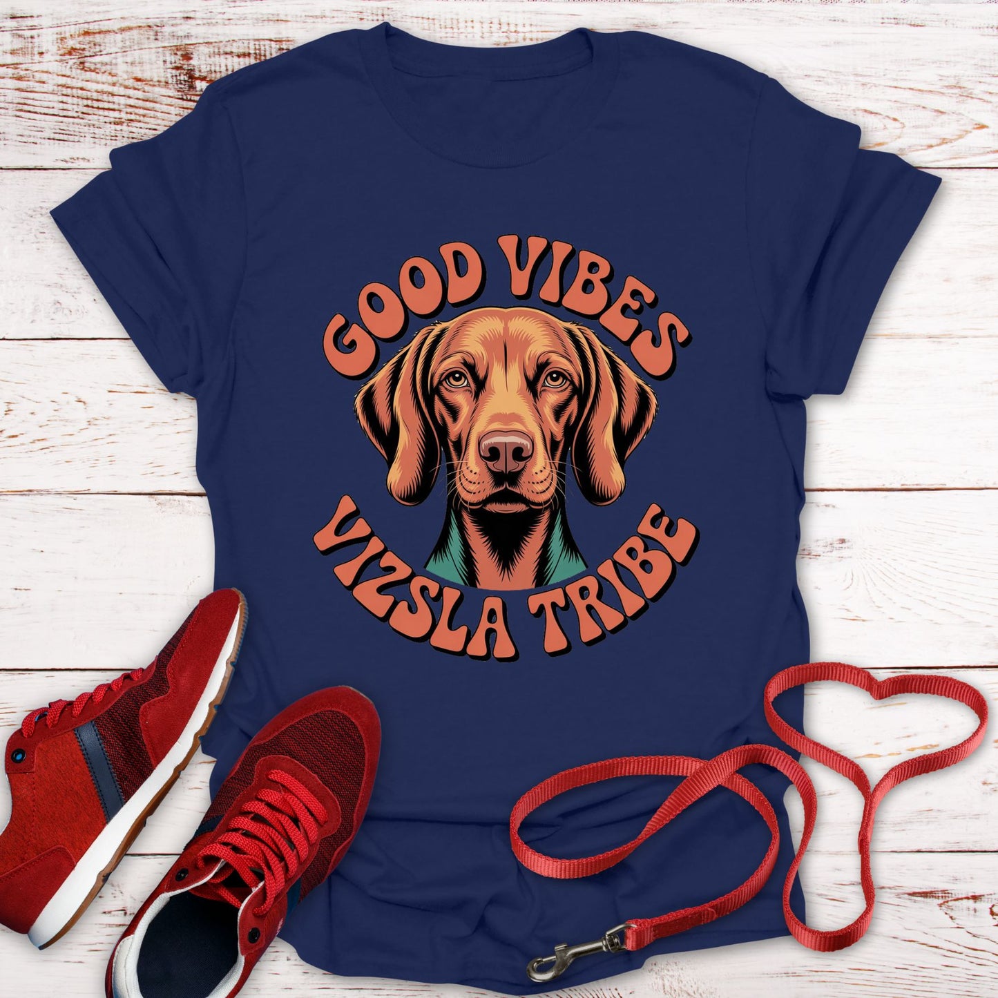 Good Vibes & Vizsla Tribe: Vintage Style Tee
