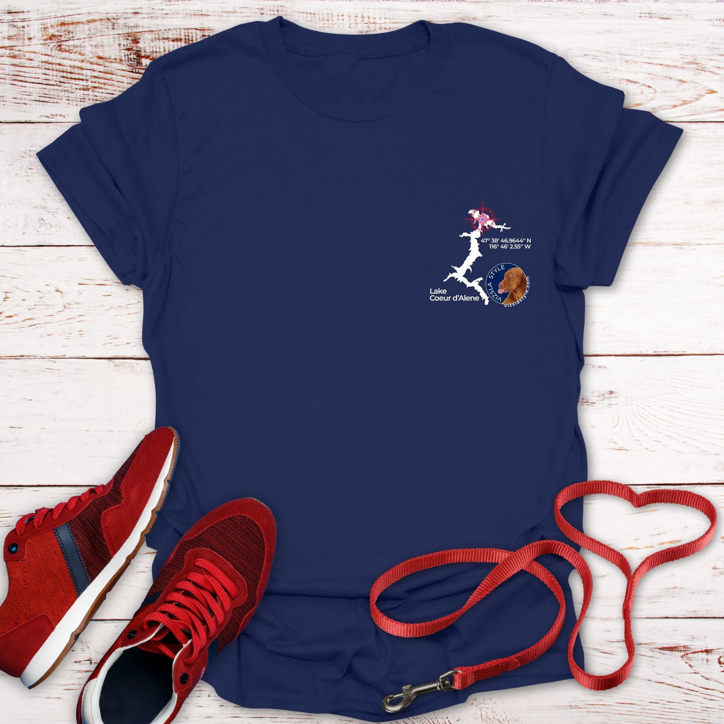 Lake CDA - Vizsla Style All Around Sports T-shirt