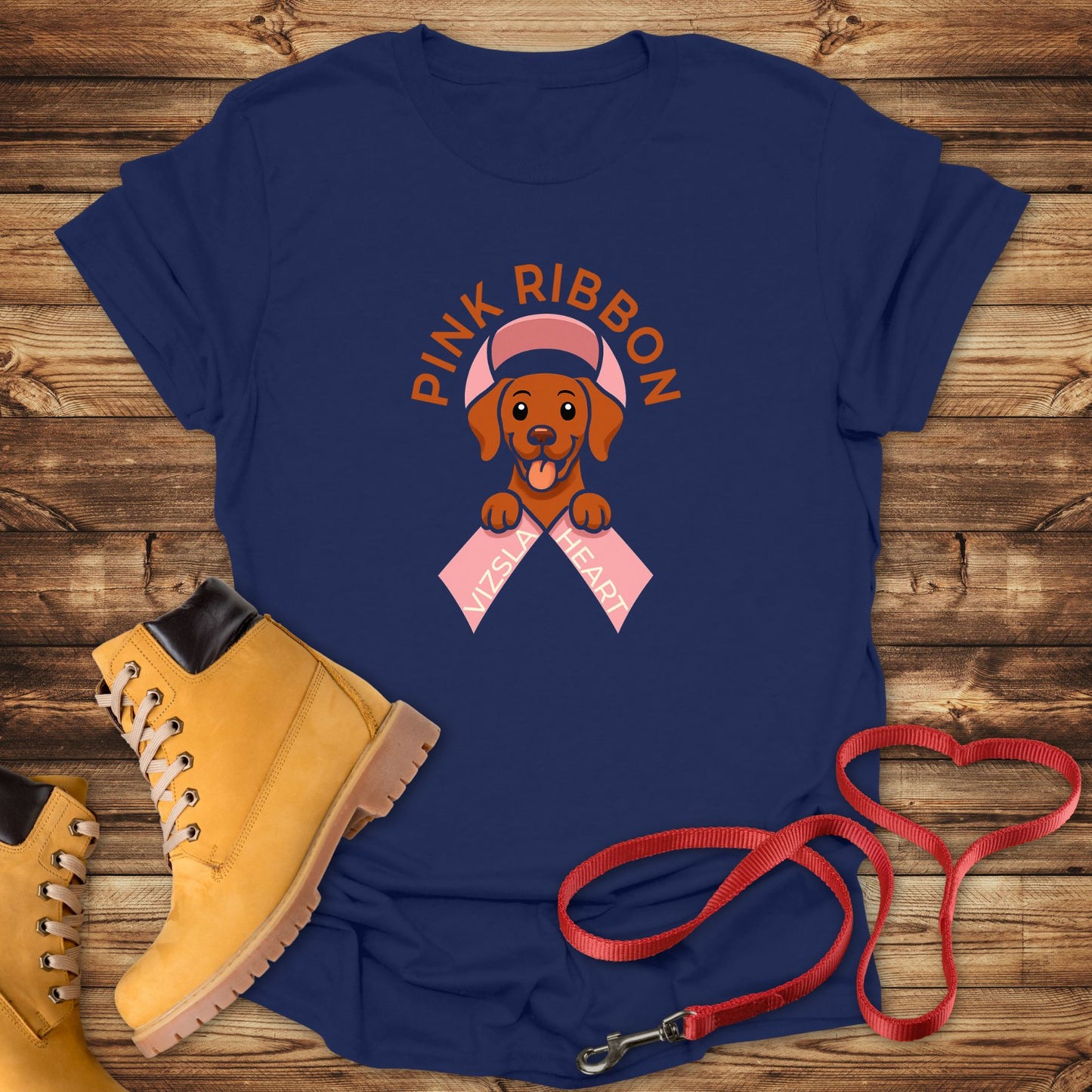 Pink Ribbon, Vizsla Heart: Fighting Together