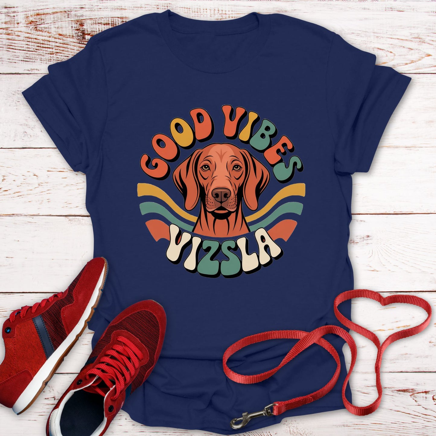 Good Vibes: That Cool Vizsla Look T-Shirt