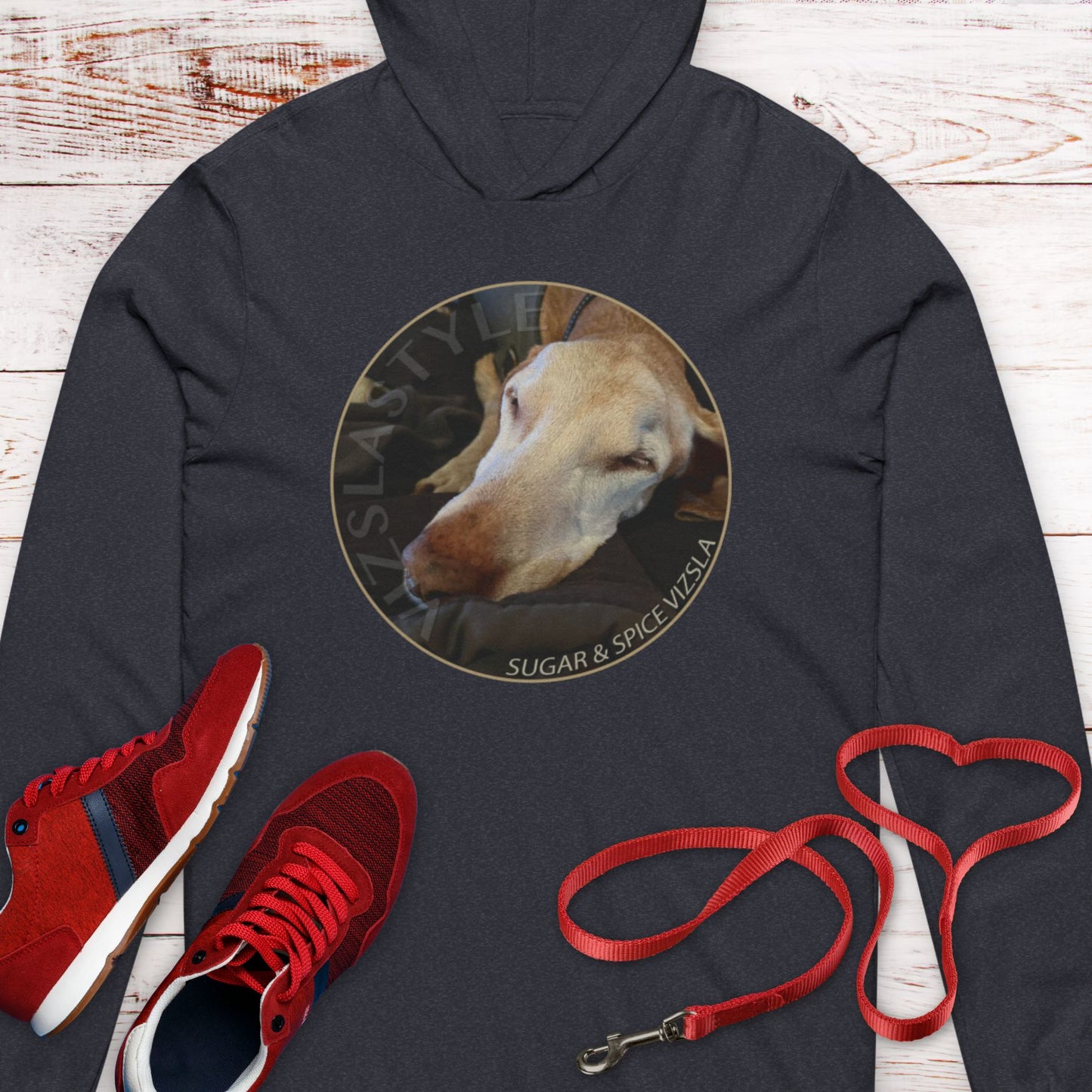 Sugar And Spice Vizsla  Hooded T-Shirt