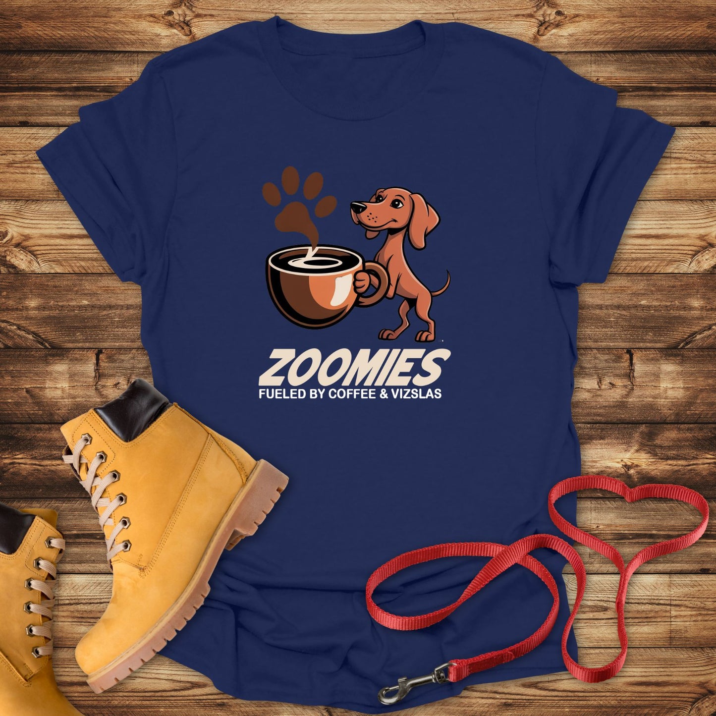 Zoomies: Fueled by Coffee and Vizsla Energy