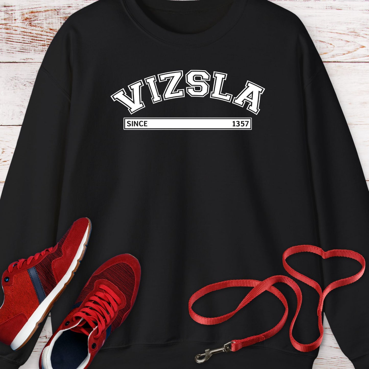 Vizsla Since 1357: Royal Hunting Legacy Crewneck Sweatshirt