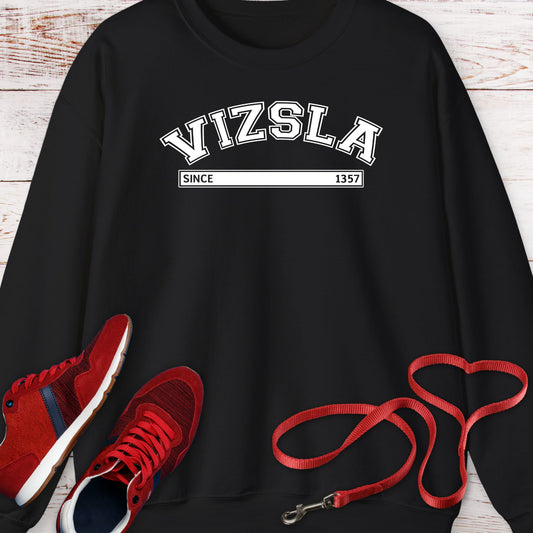 Vizsla Since 1357: Royal Hunting Legacy Crewneck Sweatshirt