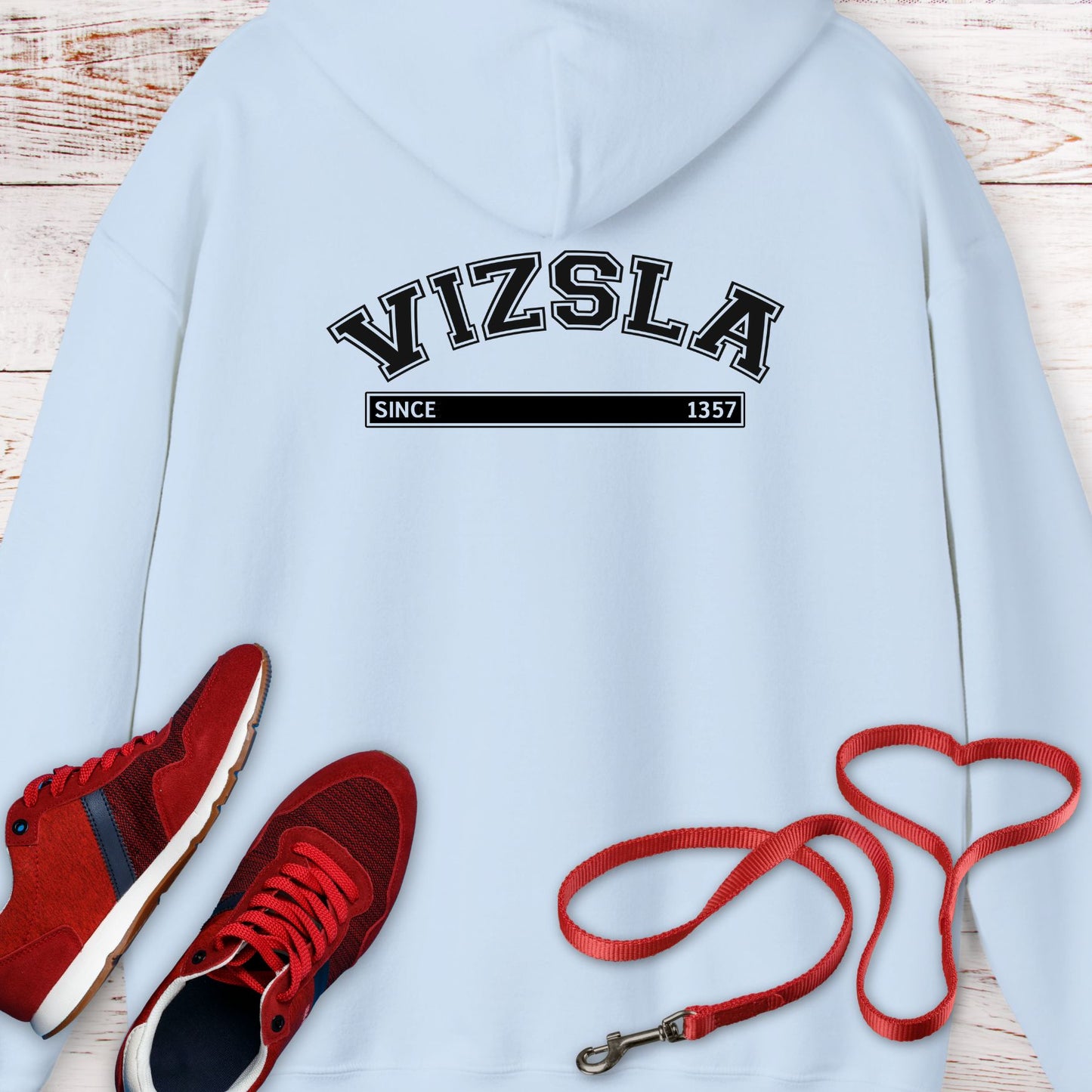 Vizsla Since 1357: Royal Hunting Legacy Hoodie Sweatshirt
