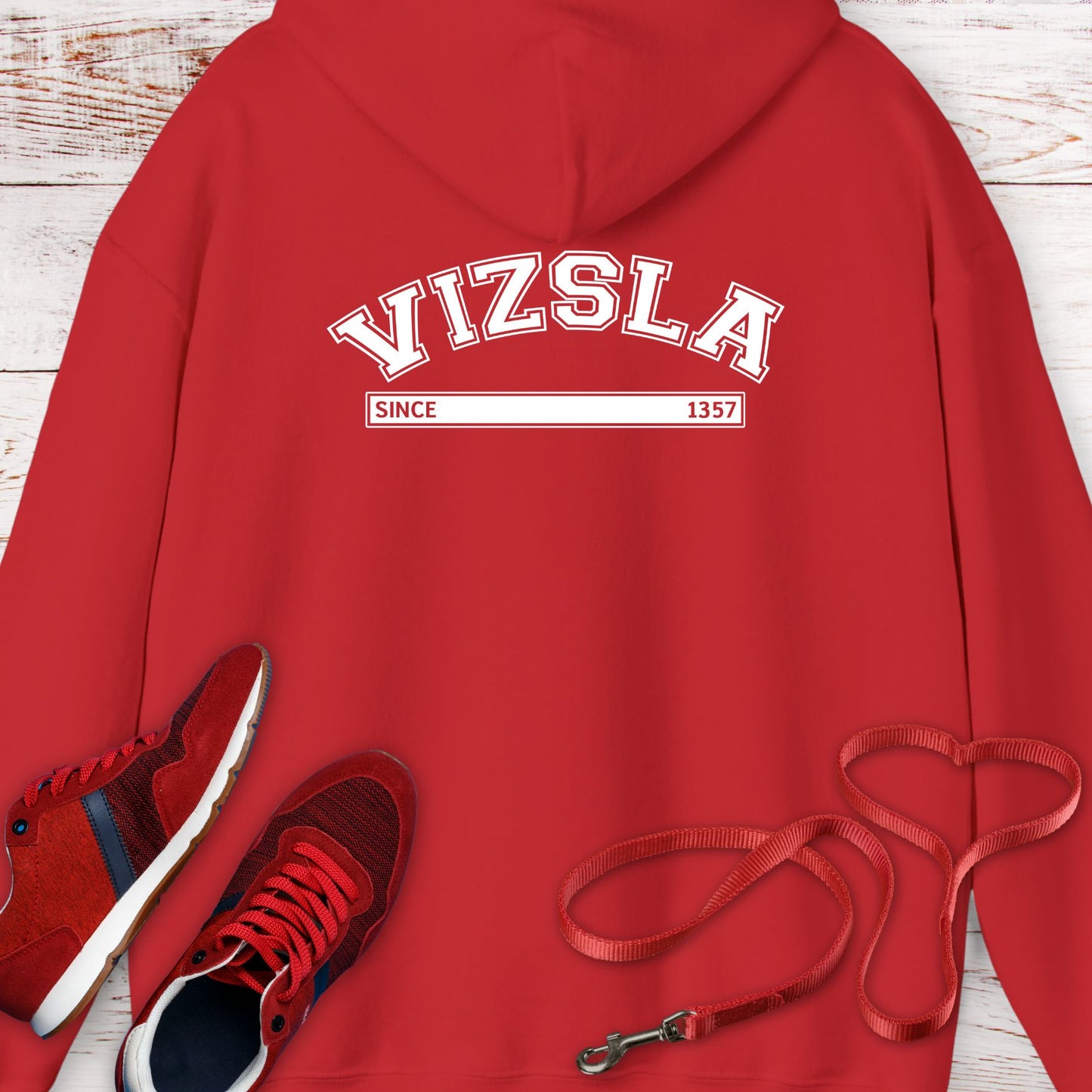 Vizsla Since 1357: Royal Hunting Legacy Hoodie Sweatshirt