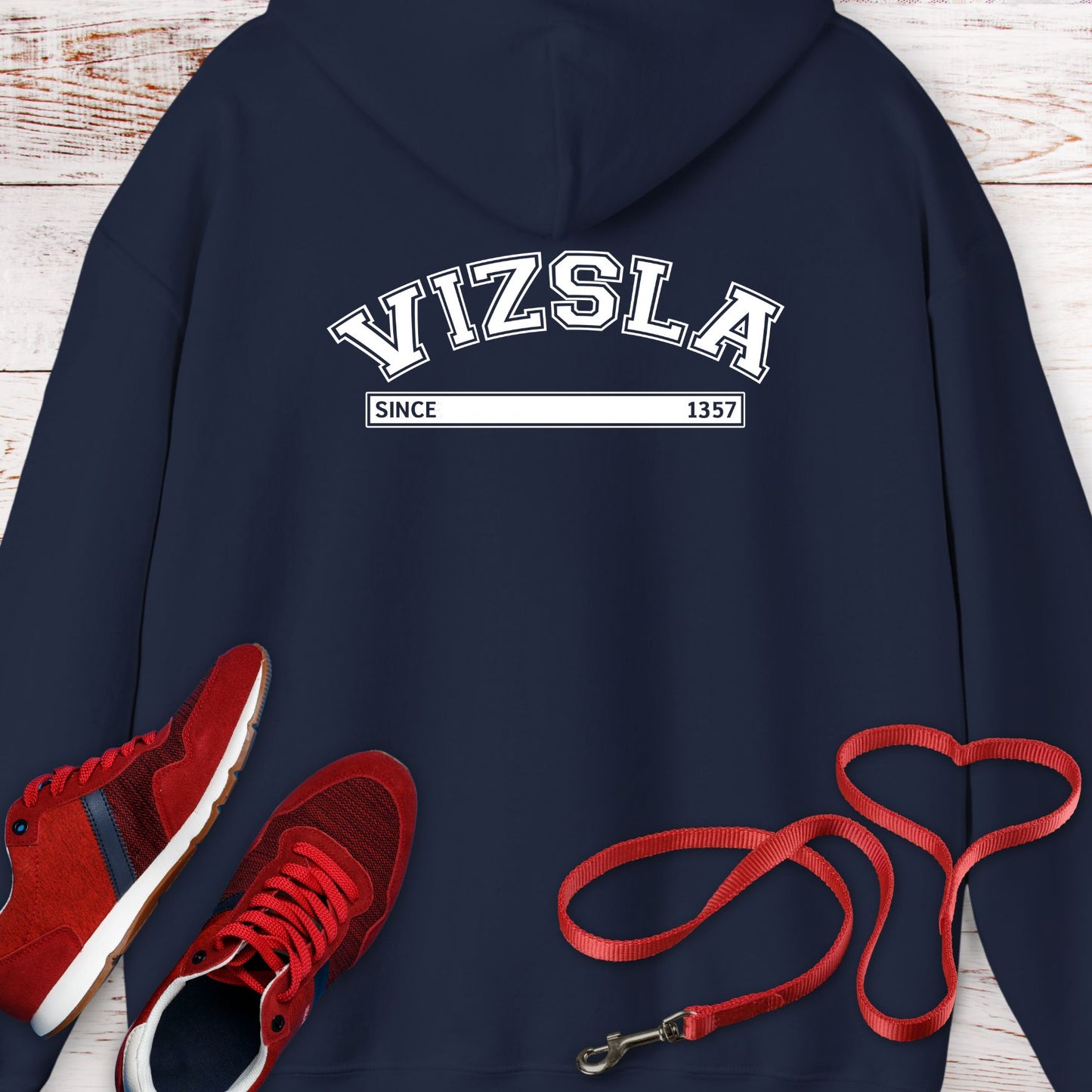 Vizsla Since 1357: Royal Hunting Legacy Hoodie Sweatshirt