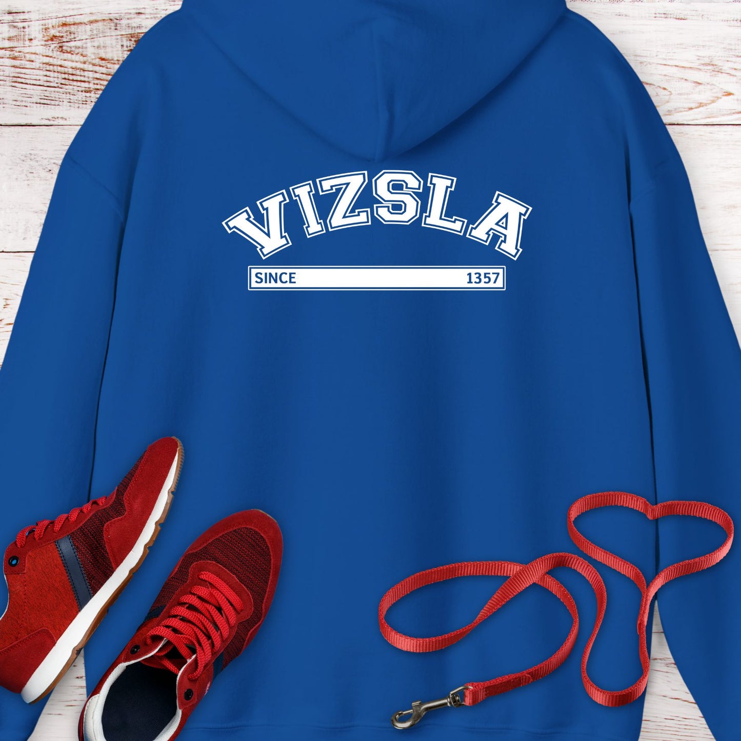 Vizsla Since 1357: Royal Hunting Legacy Hoodie Sweatshirt