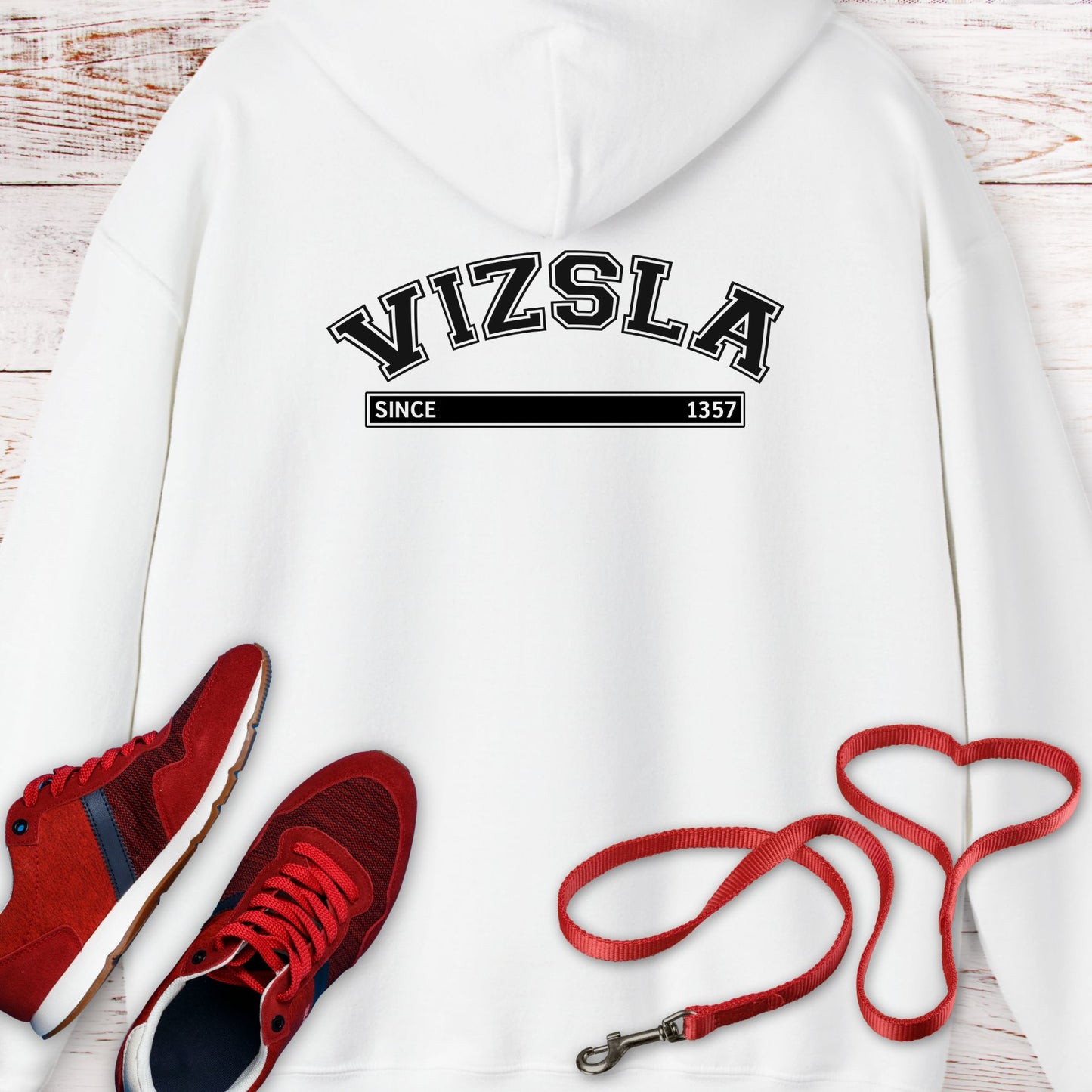 Vizsla Since 1357: Royal Hunting Legacy Hoodie Sweatshirt