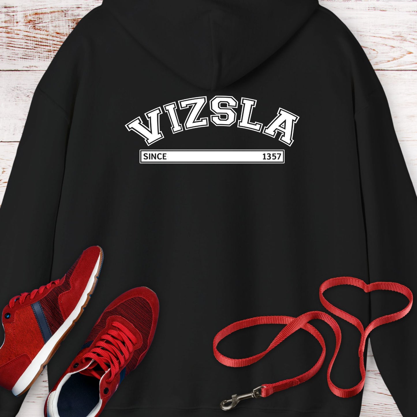 Vizsla Since 1357: Royal Hunting Legacy Hoodie Sweatshirt