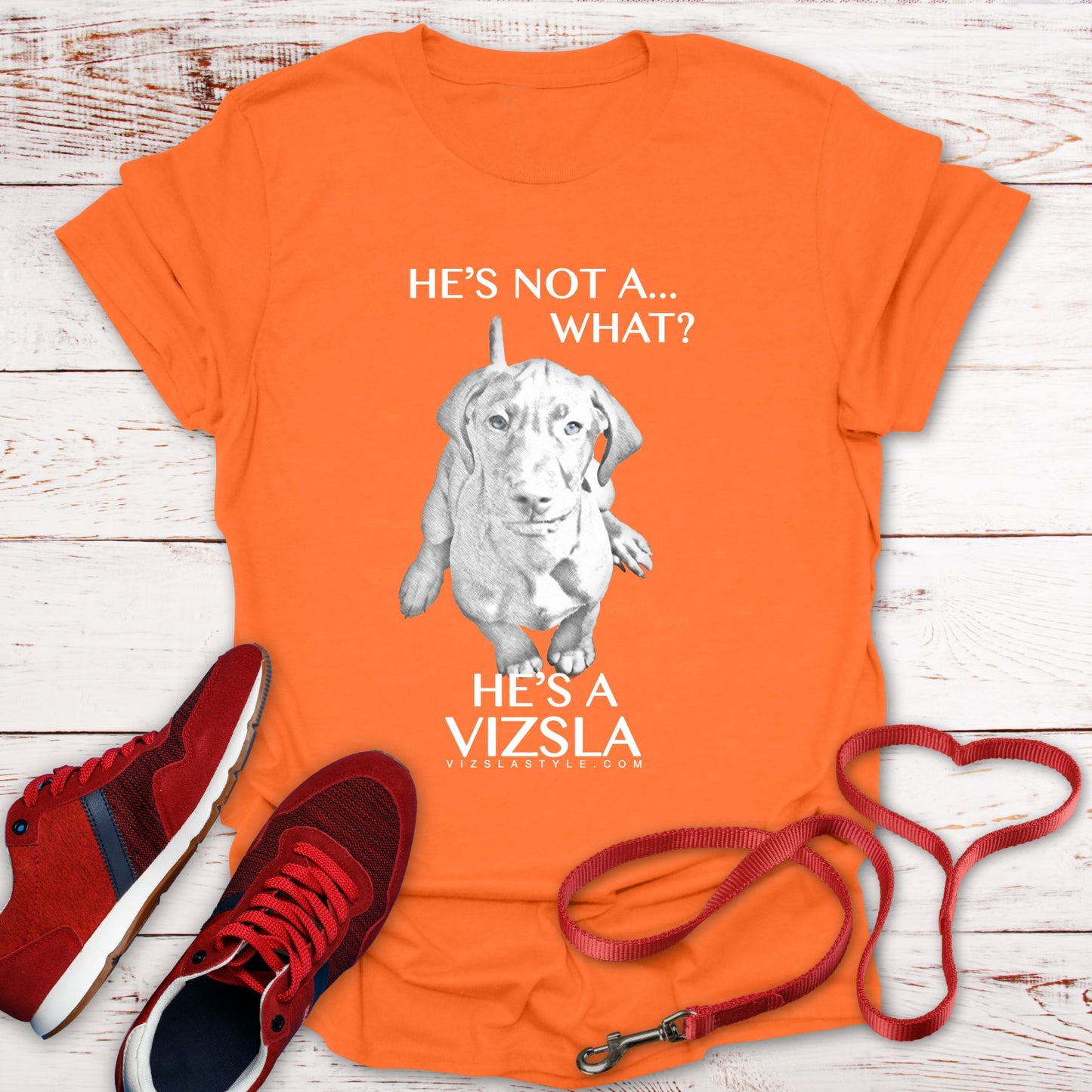 He's Not A What... He's A Vizsla - All Around Sports T-shirt