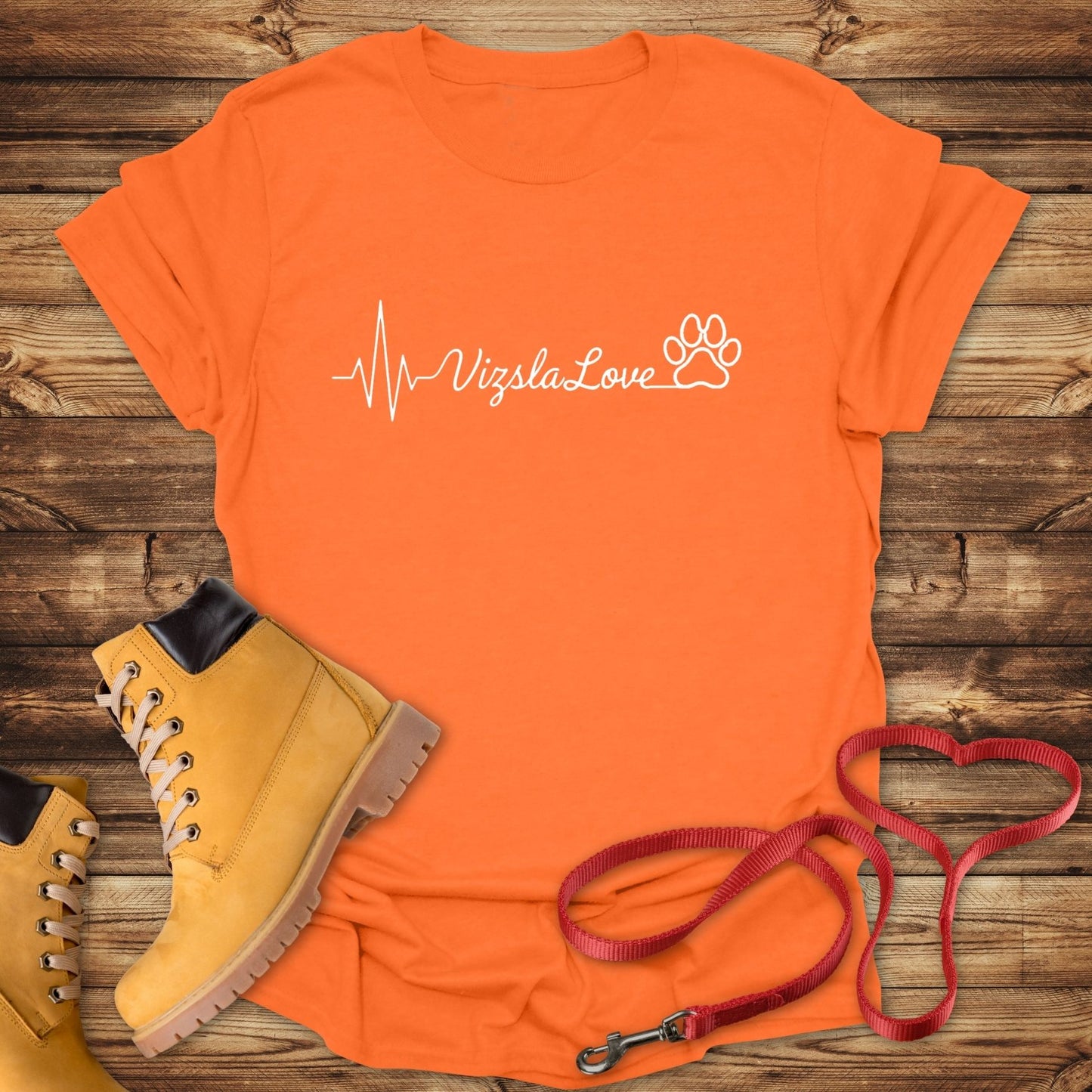 My Heart Beats With Vizsla Love - T-Shirt