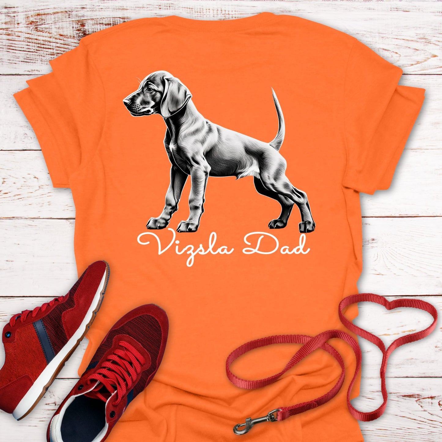 Vizsla Style - Vizsla Dad & Puppy T-Shirt
