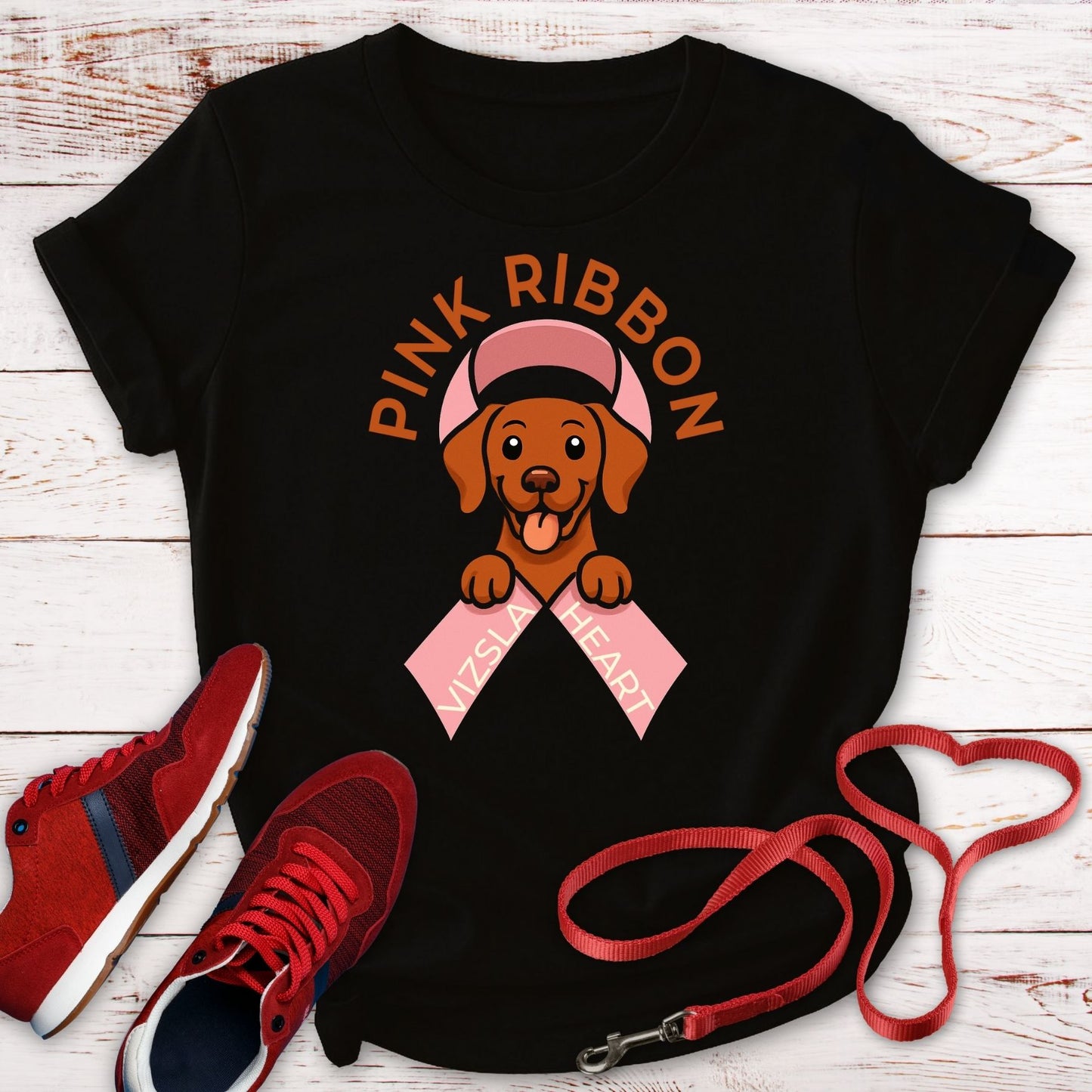 Pink Ribbon, Vizsla Heart: Fighting Together
