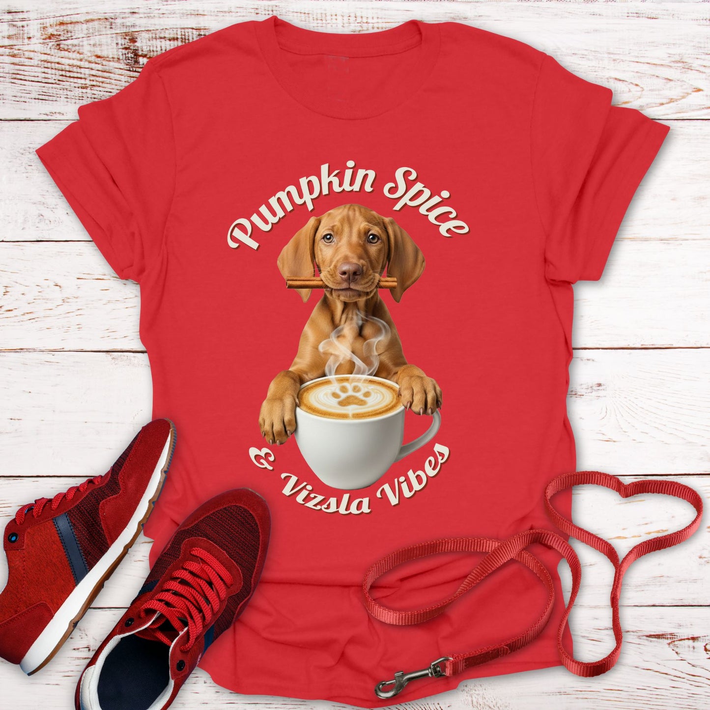 Pumpkin Spice Vizsla Shirt | Fall Dog Lover Tee
