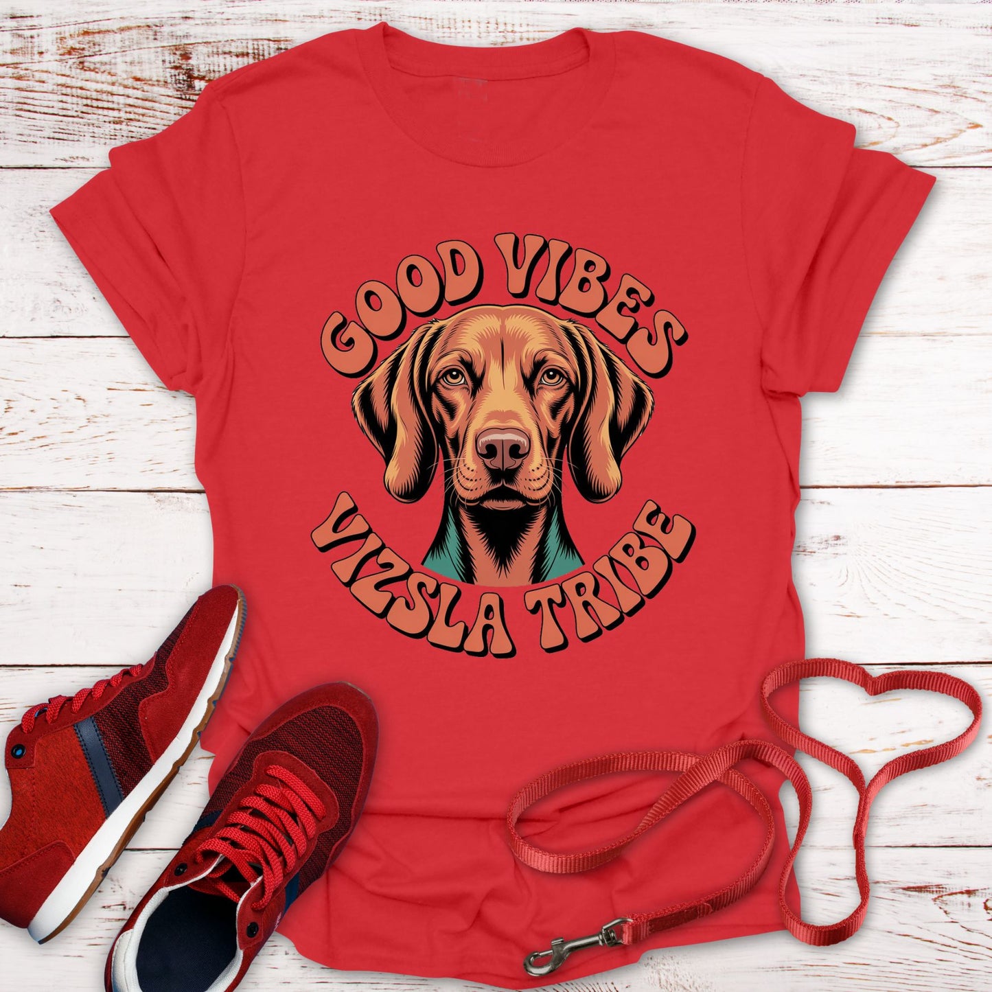 Good Vibes & Vizsla Tribe: Vintage Style Tee