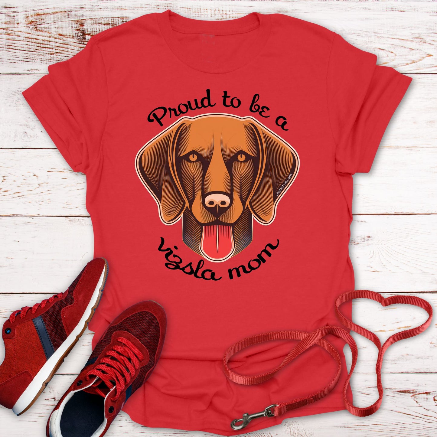 Proud To Be A Vizsla Mom T-Shirt