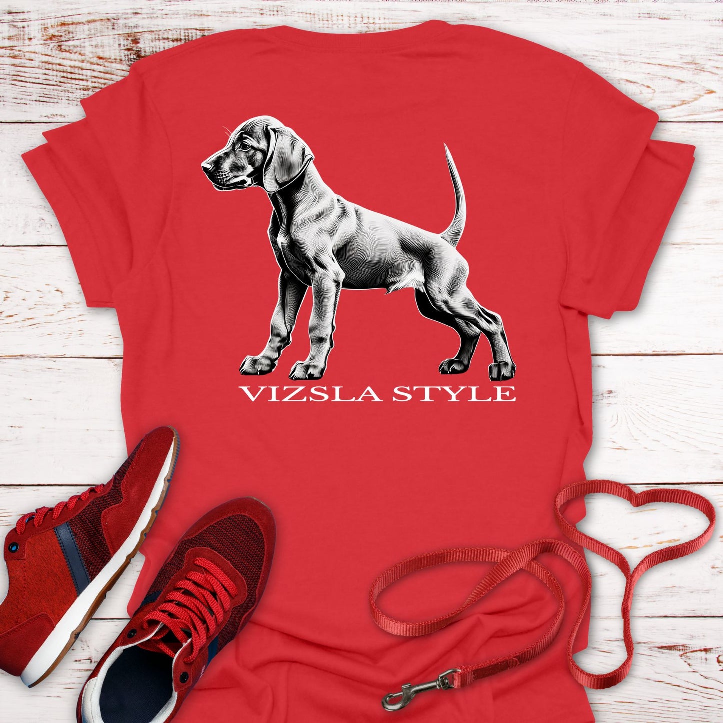 Vizsla Style Puppy T-Shirt - Double Sided