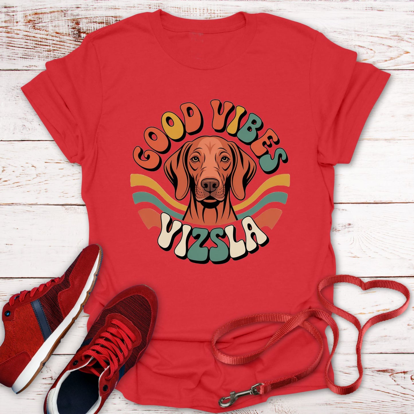 Good Vibes: That Cool Vizsla Look T-Shirt