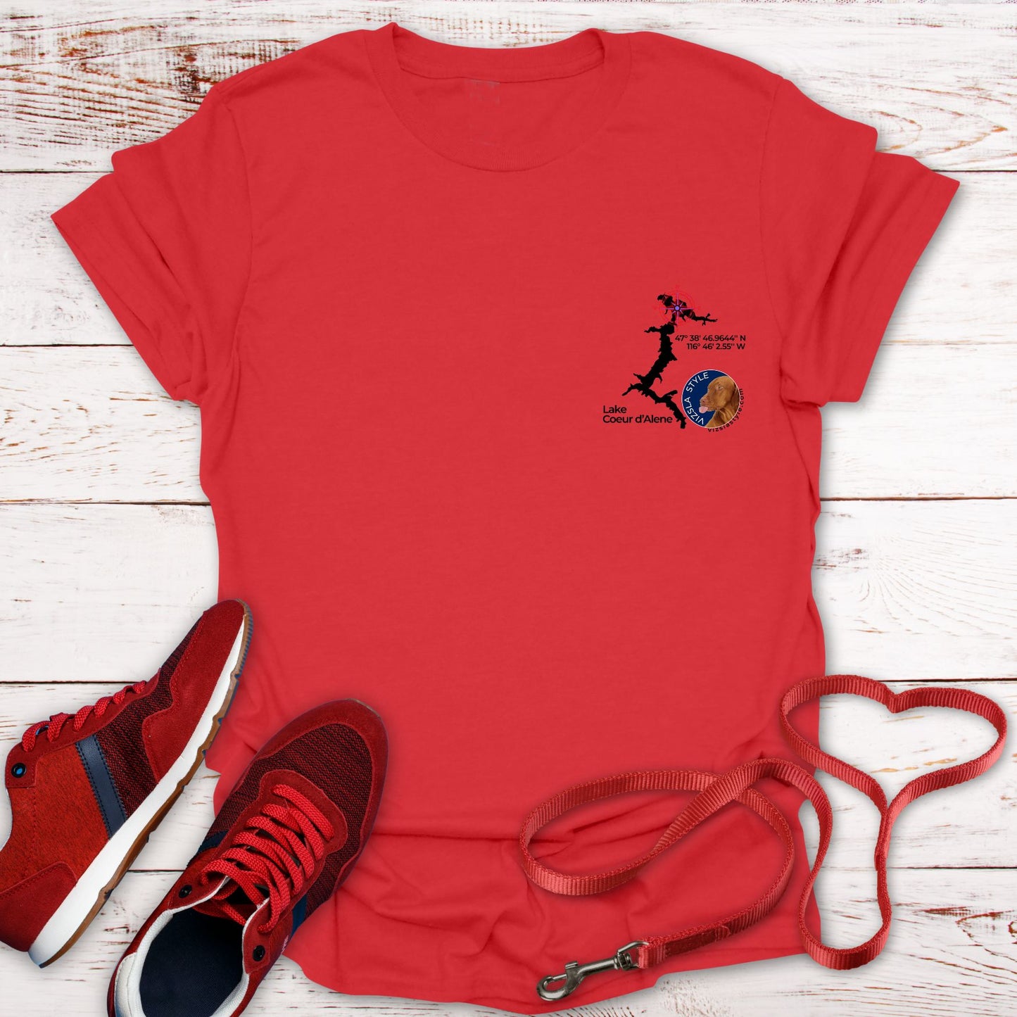 Lake CDA - Vizsla Style All Around Sports T-shirt