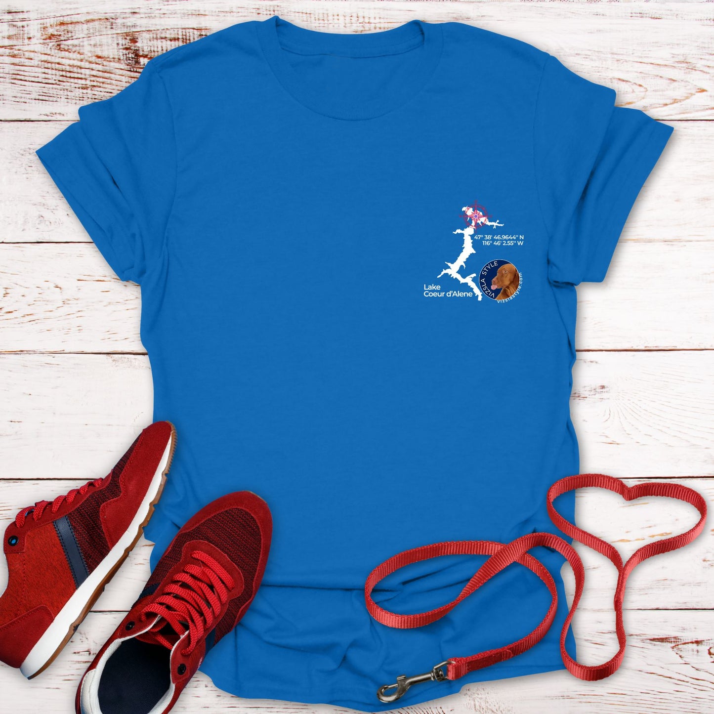 Lake CDA - Vizsla Style All Around Sports T-shirt