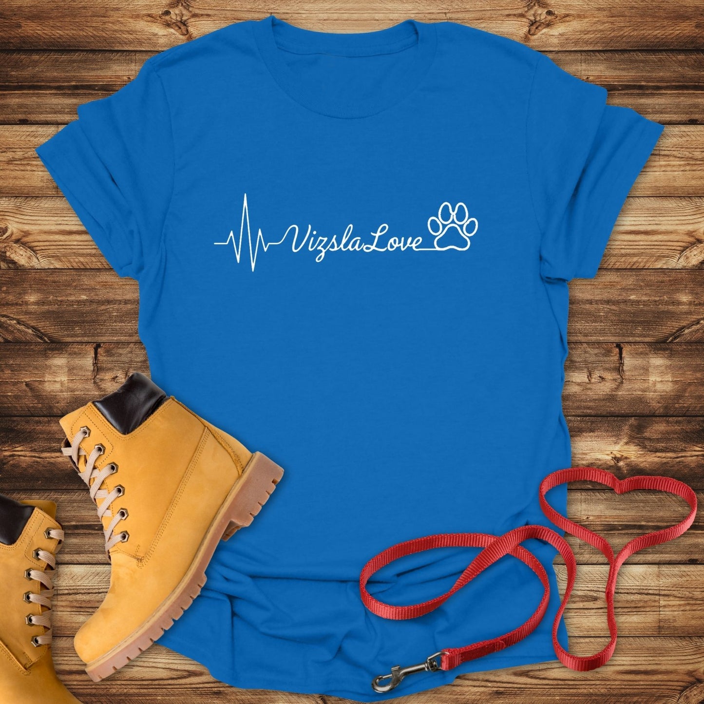 My Heart Beats With Vizsla Love - T-Shirt